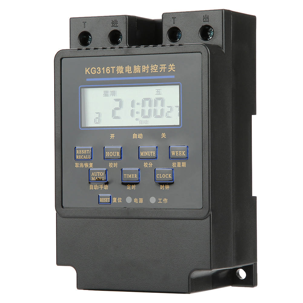 Kg316t-b Mikroprozessorgesteuerter Digitaler Programmierbarer Lcd-timer (220 V Ac)