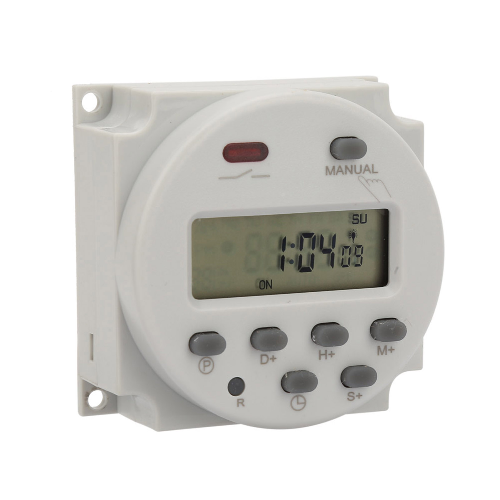 Programmierbarer 7-tage-digitaltimer, Kleine Größe, Mit Display, 1 S Bis 168 H, 5 Va (110 V Ac)
