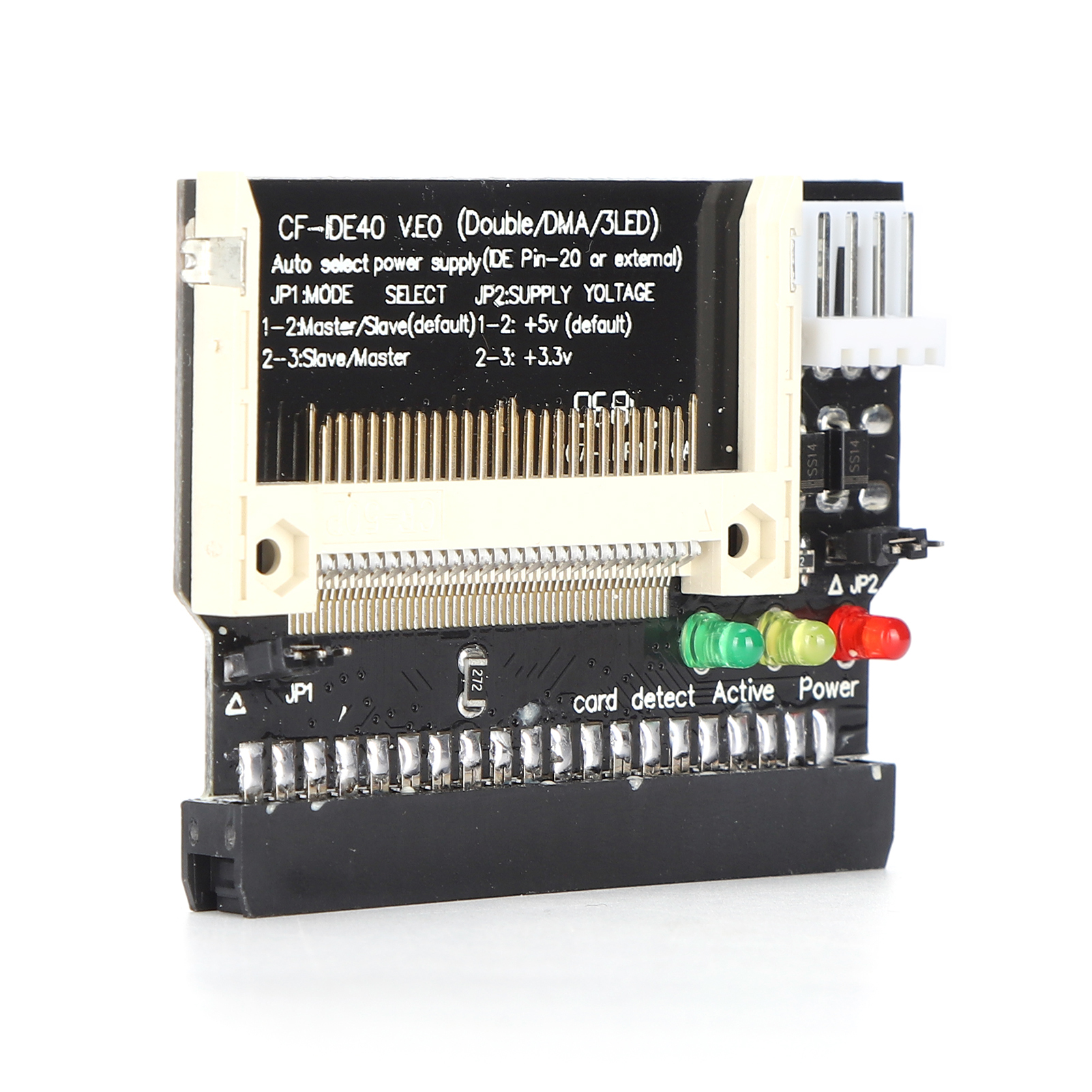 Cf-zu-ide-adapter, 40-polige Buchse, Festplattenkartenleser, 5-v-wandlermodul