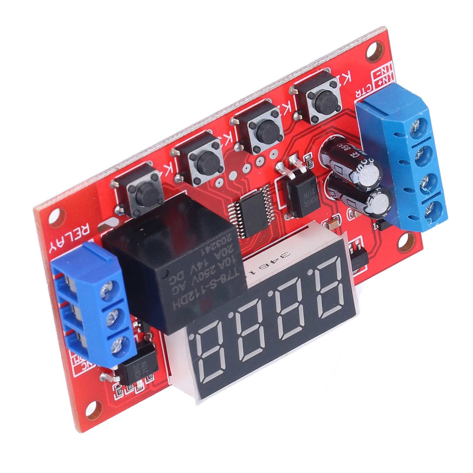 12-v-digital-zeitverzögerungsrelaismodul, Programmierbarer Auslöseschalter Mit Optokoppler-isolation