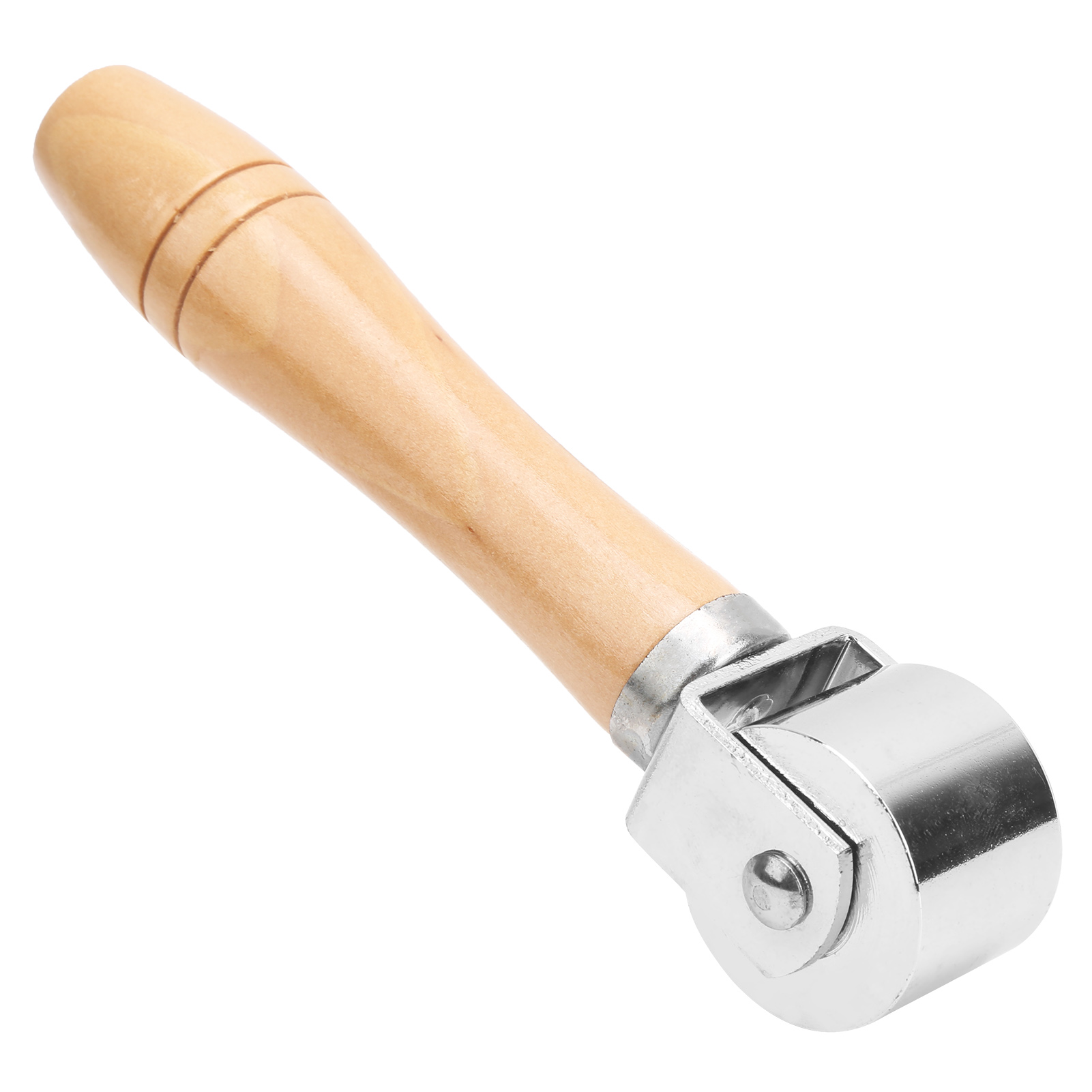 Kantenpresse Für Leder, Diy-lederwerkzeug Mit Holzgriff, Silber, 26 Mm / 1,02 Zoll