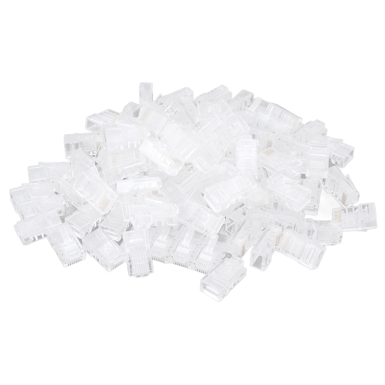 100 Tf1013c-stecker (8 Pins, 8 Adern) Für Ungeschirmtes Cat5 Rj45-netzwerkkabel, Vergoldet.