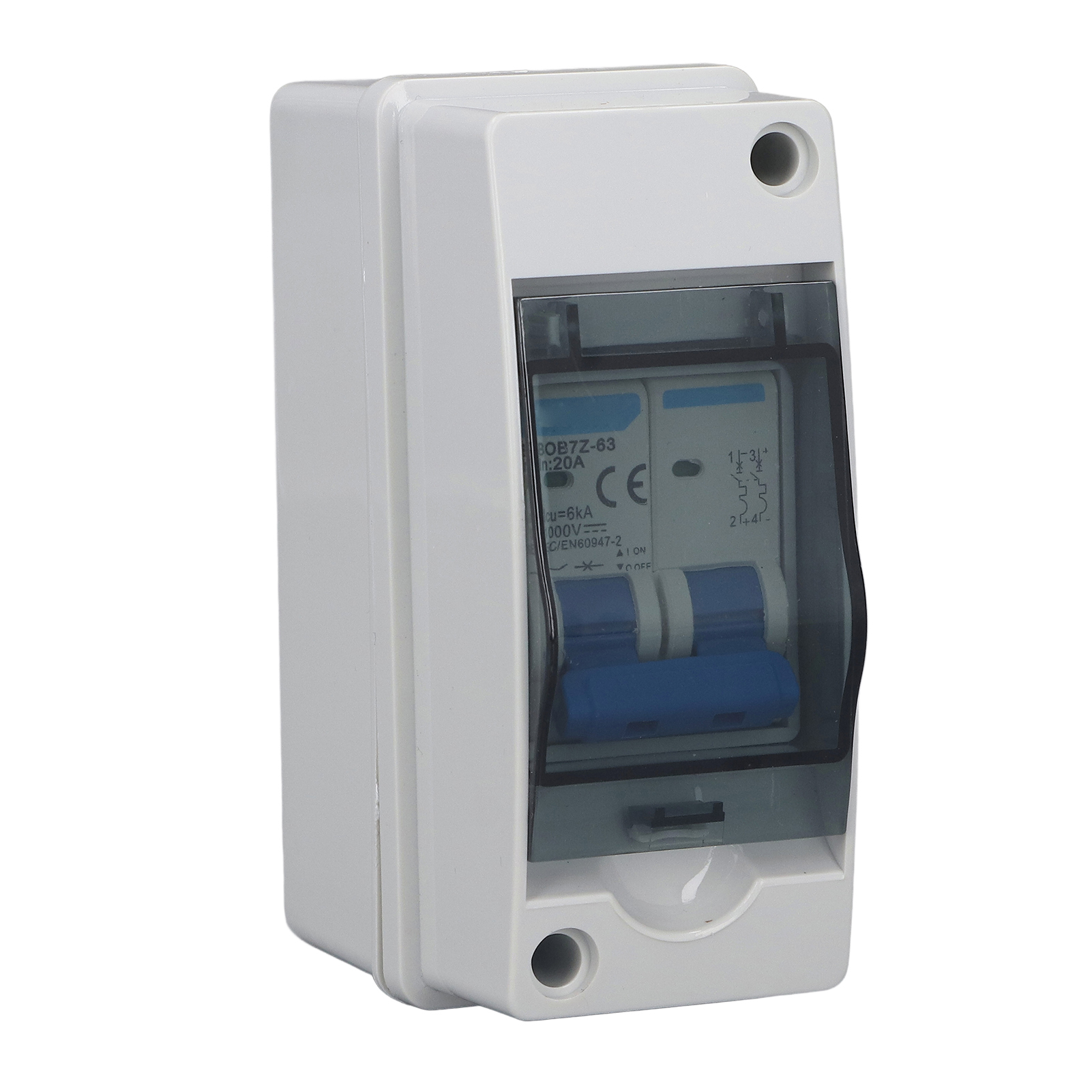 Mcb Pv-leistungsschalter, Anschlussdose, 1000 V Dc 20 A Wasserdichter Trennschalter Mit Verteilerkasten