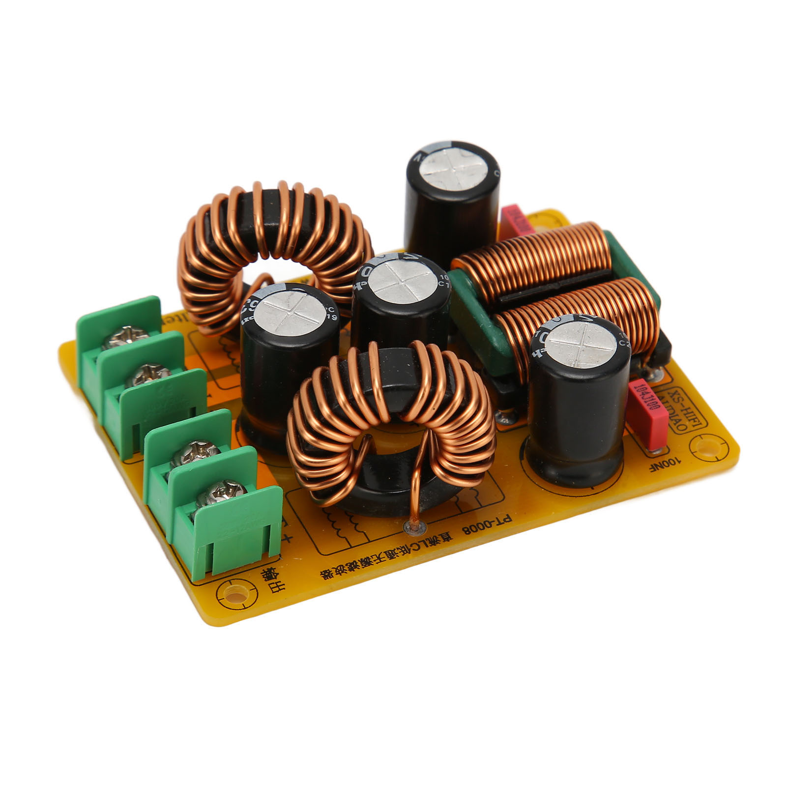 Dc-tiefpass-lc-filter, Passiver 20a-leistungsfilter Für Kfz-schaltungen, Schutz Gegen Elektromagnetische Störungen.