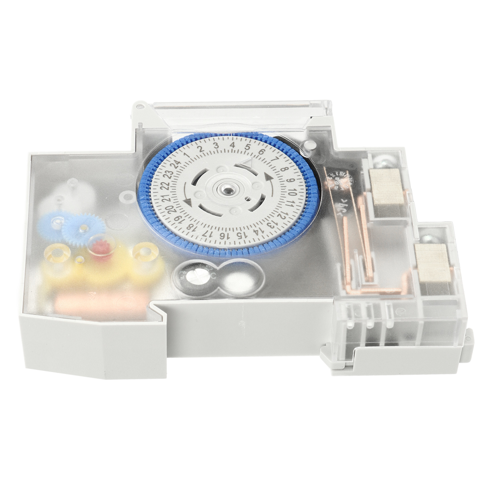 Transparenter Mechanischer 24-stunden-timer Mit Batterie Für 220-240v Wechselstromsysteme