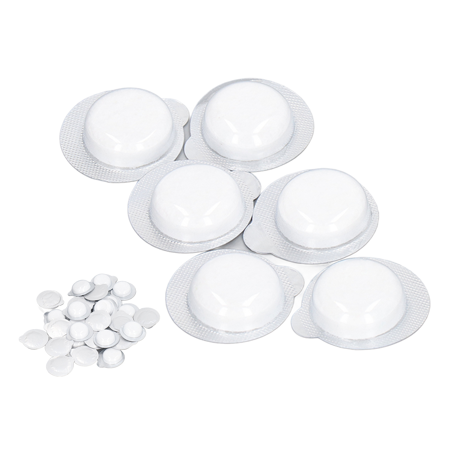 100 Hochwirksame Und Konzentrierte Weiße Brausetabletten Zur Reinigung Von Autoscheiben.
