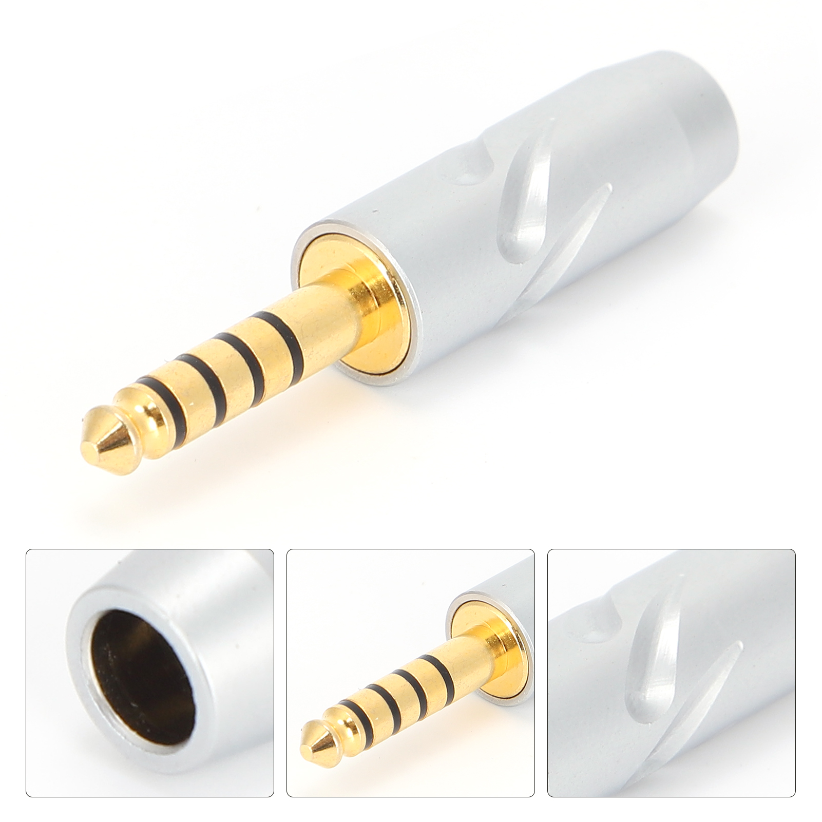 Ersatz-4,4-mm-5-poliger Symmetrischer Ausgangsstecker Für Sony/furutech-kopfhörer (silber)