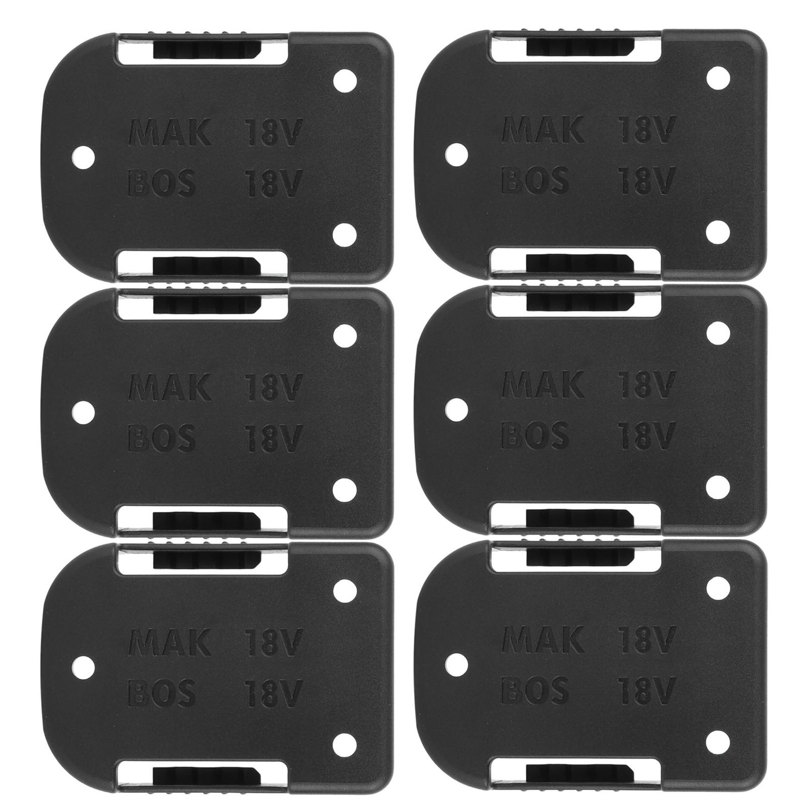 Set Mit 6 Anschlussadaptern Und Ladestationen Für Bosch 18v-akkus Mit Schutzkoffer