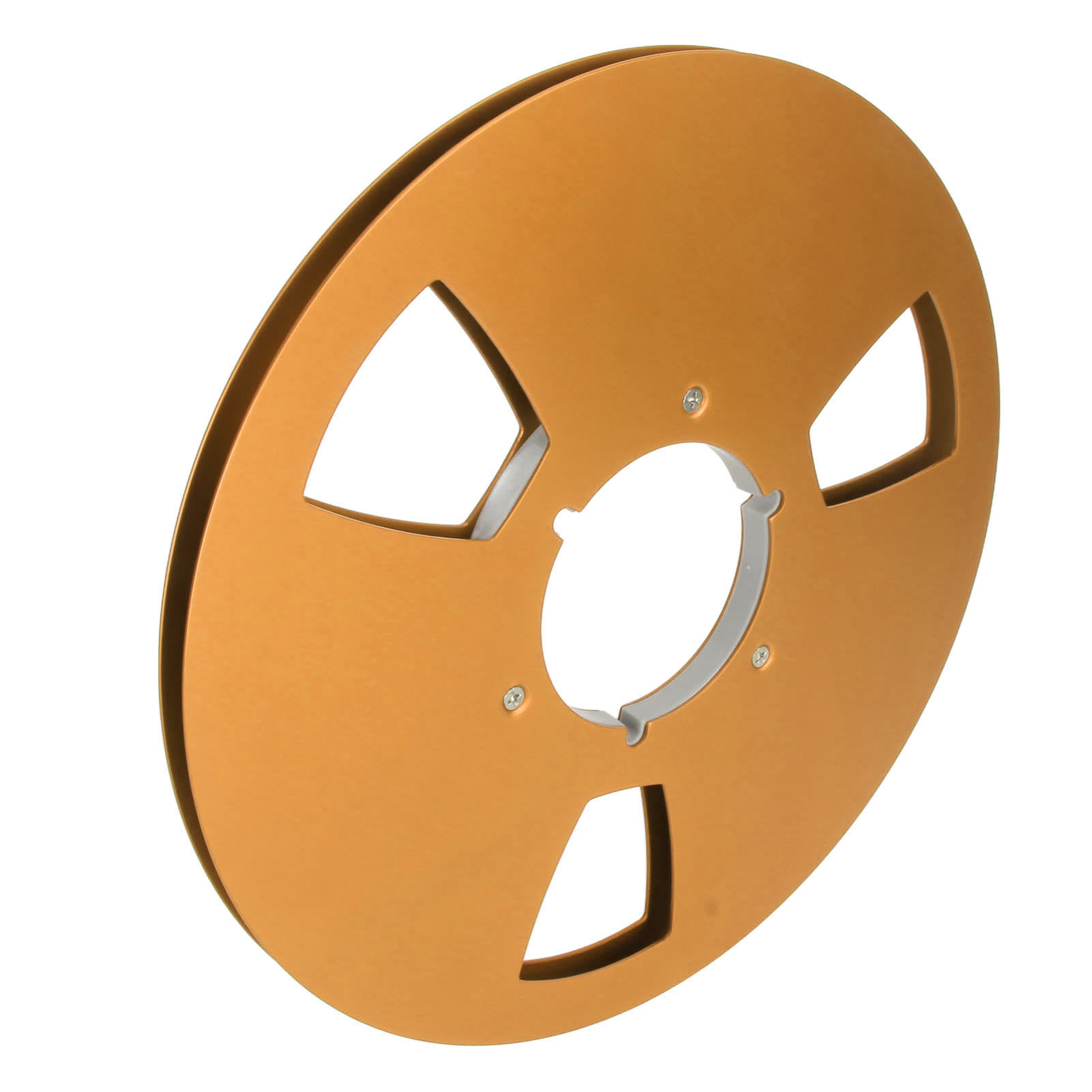 10-zoll-magnetbandspule (1/4 Zoll), Offene Spule, 3 Windwiderstandslöcher, Leere Spule Für Aufnahmen, Gold