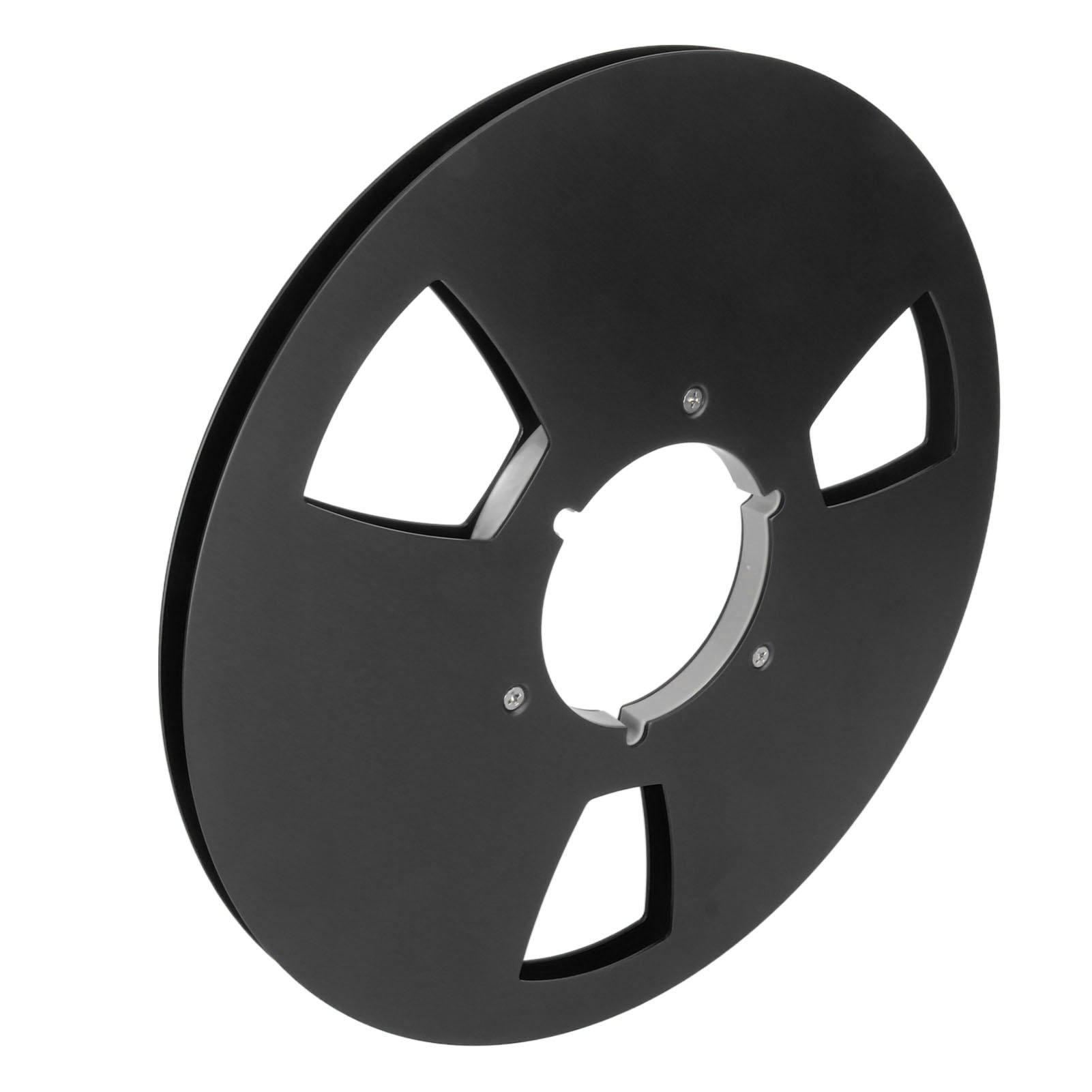 10-zoll-magnetbandspule (1/4 Zoll), Offene Spule, 3 Windschutzlöcher, Leere Spule Für Aufnahmen, Schwarz