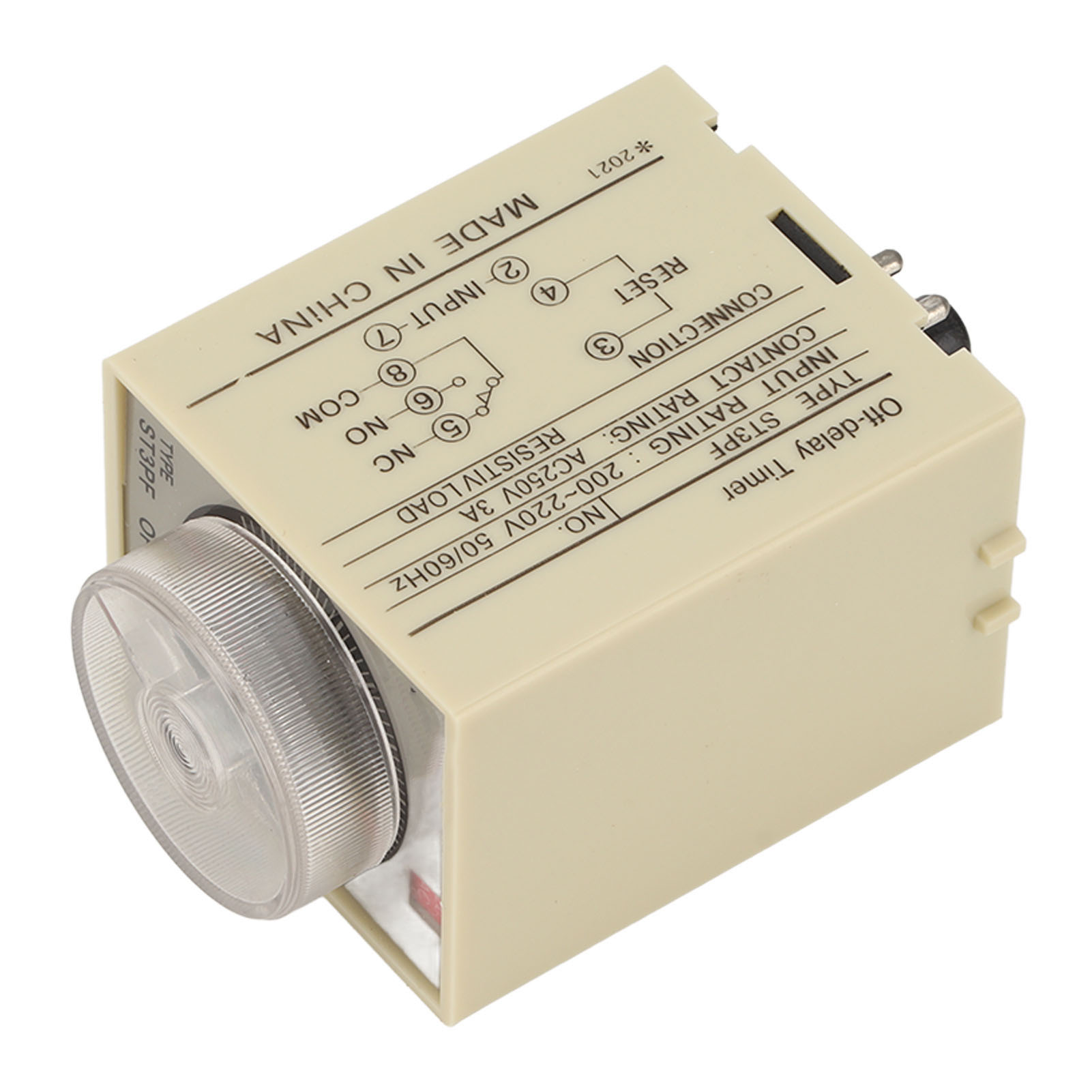Zeitverzögertes Relais Mit Abschaltfunktion, 200–220 V Ac, St3pf, Zubehör 30s