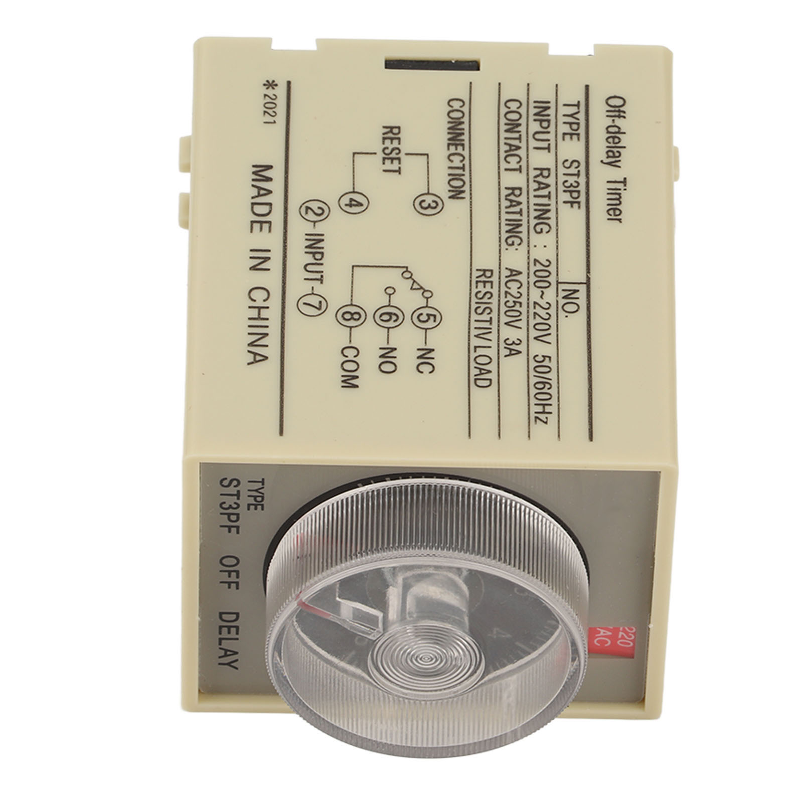 Zeitverzögertes Relais Mit Abschaltfunktion, 200–220 V Ac, St3pf, Zubehör 6s