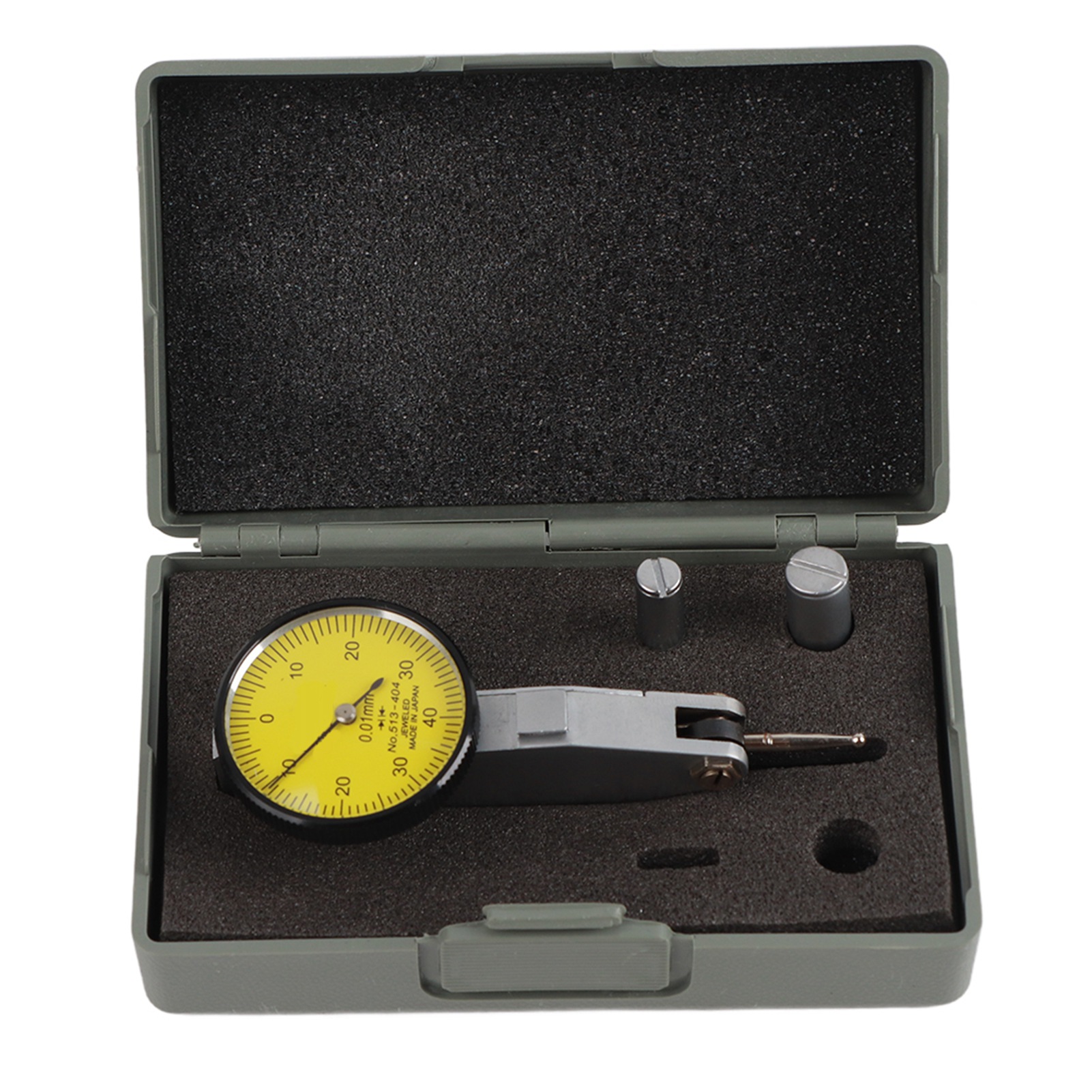 Präzisions-messuhr Metrisch 0-40-0 0,01 Mm Mit Schwalbenschwanzführungen Und 2 Wolframstahl-tastköpfen