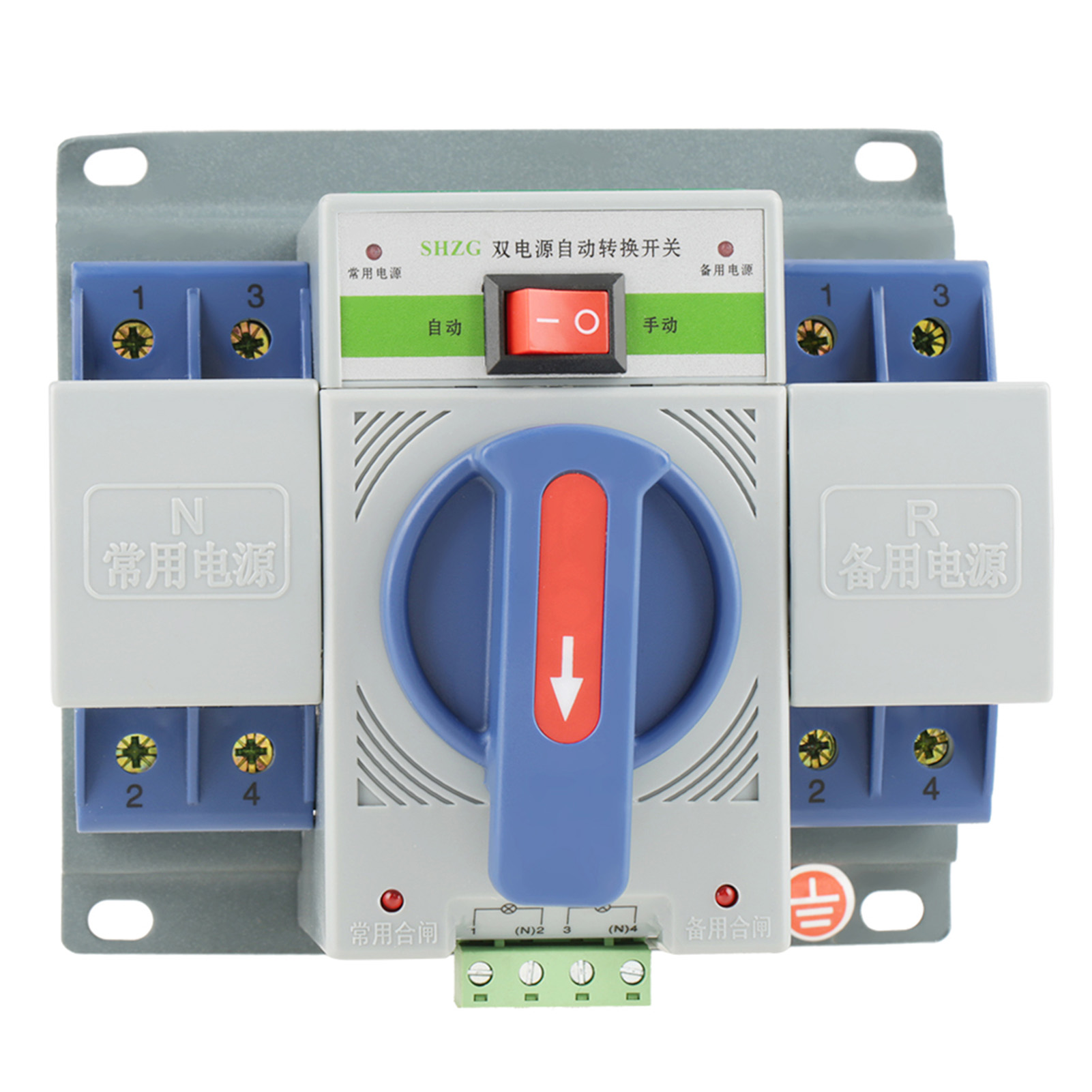 220v 63a 2p Doppelstrom-leistungsschalter/umschalter