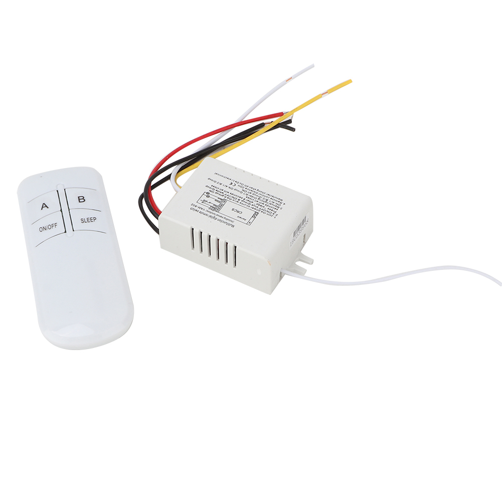 220v Digitaler Drahtloser Fernbedienungsschalter Mit Empfänger Und Sender Für Wandbeleuchtung (2 Ein/aus-positionen).