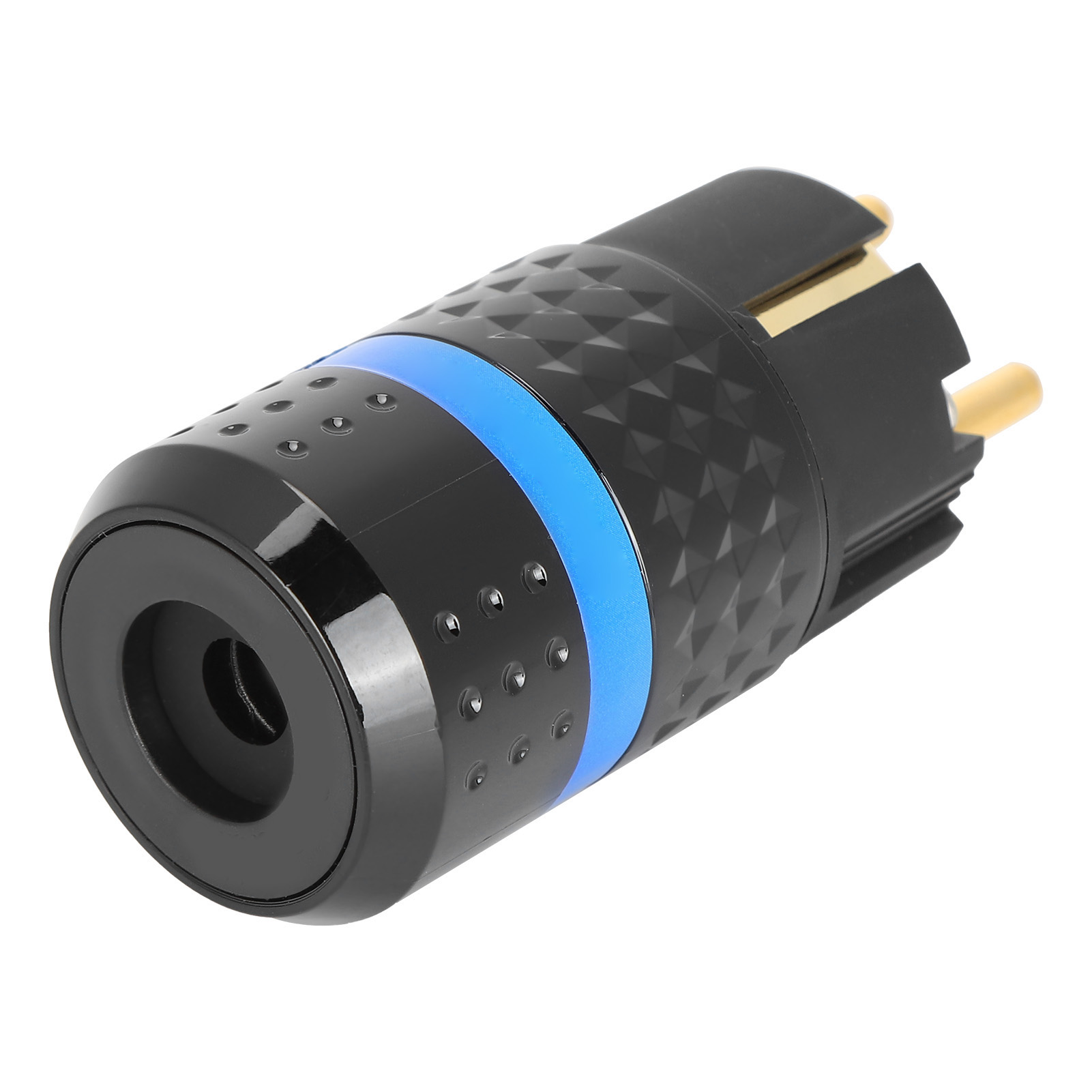 Iec-monosaudio-stecker, Langlebiger, Vergoldeter Audio-stromanschluss Aus Reinem Kupfer 100250v (e102g (stecker))