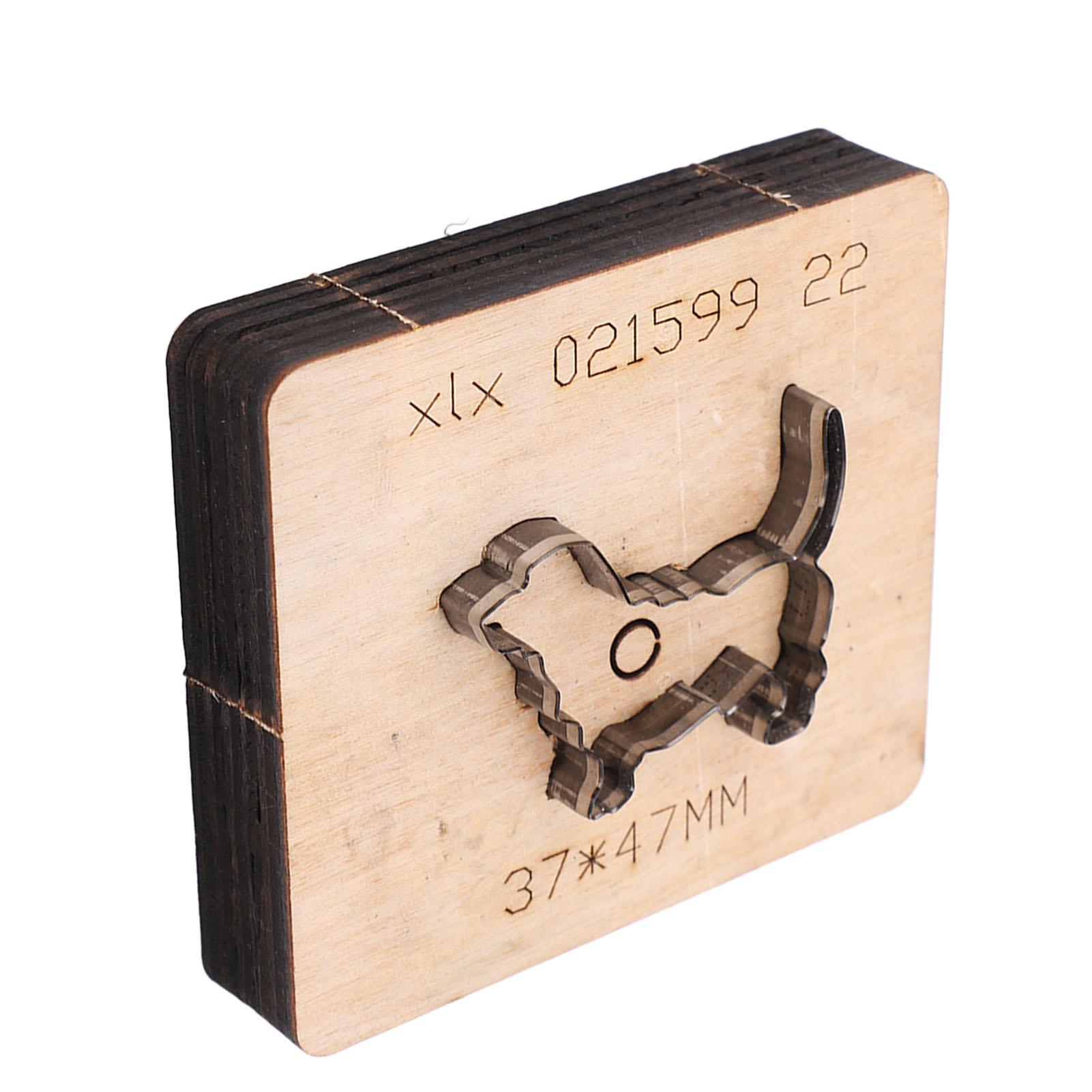 Stanzform Aus Leder Und Metall In Form Eines Golden Retrievers – Diy-stanzform – Bastelzubehör