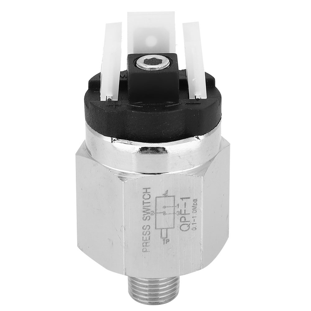 Einstellbarer Druckschalter G1/8 Zoll Nc/no 0,11 Mpa Ac220v 48vac/dc