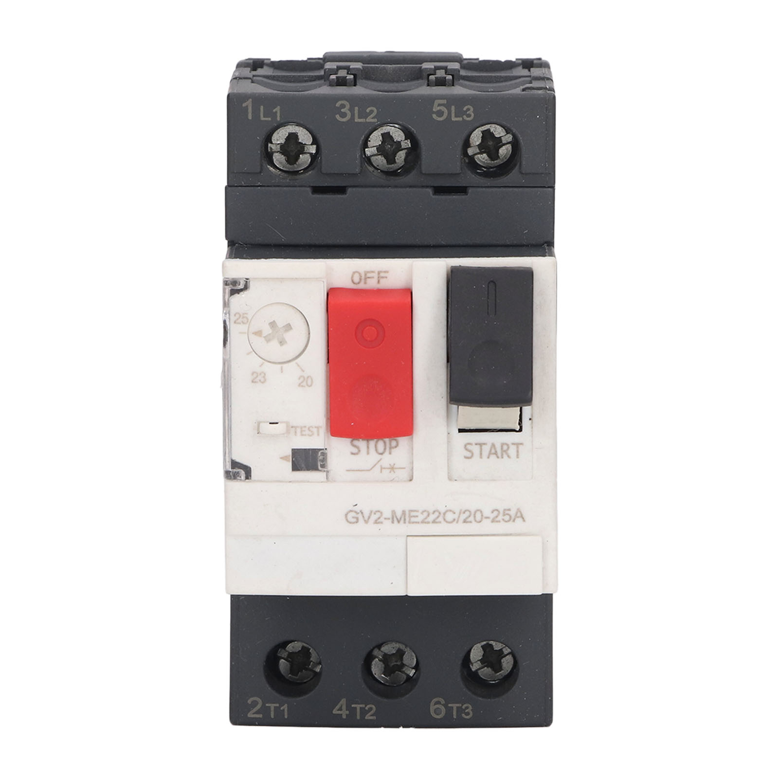 Dreiphasen-motorleistungsschalter Mit Überlastschutz Und Handstartknopf, 690 V Ac, Gv2-me22c, 20–25 A