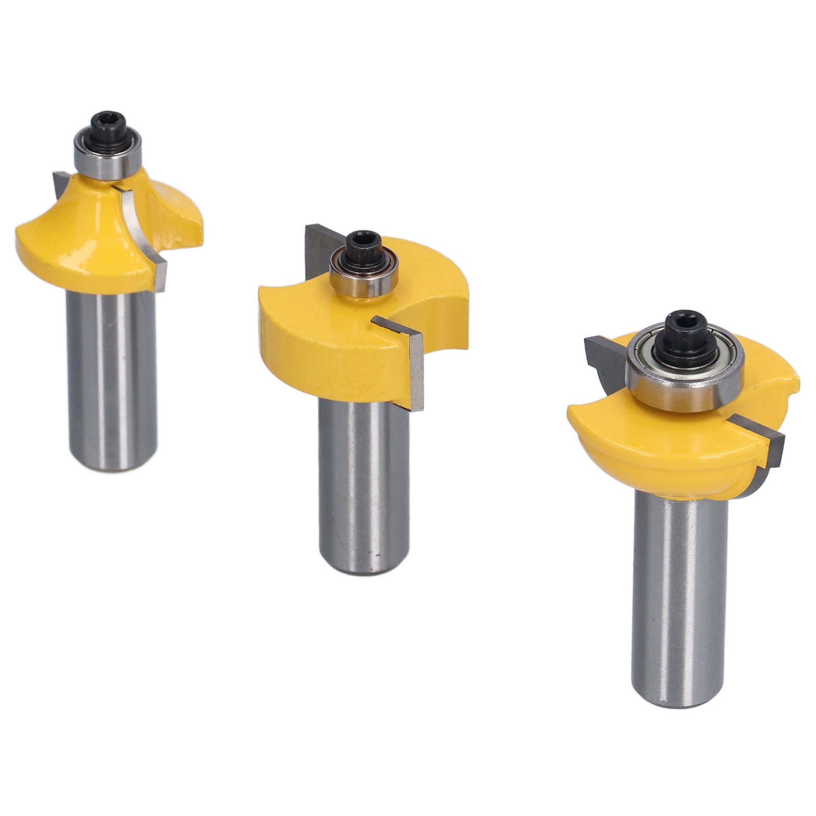 Set Mit 3 Shaker-türfräsern, Hochwertige Klinge, Langlebiger Und Rostbeständiger 45er Stahl, Rückschlagschutz, 1/2-zoll-schaft