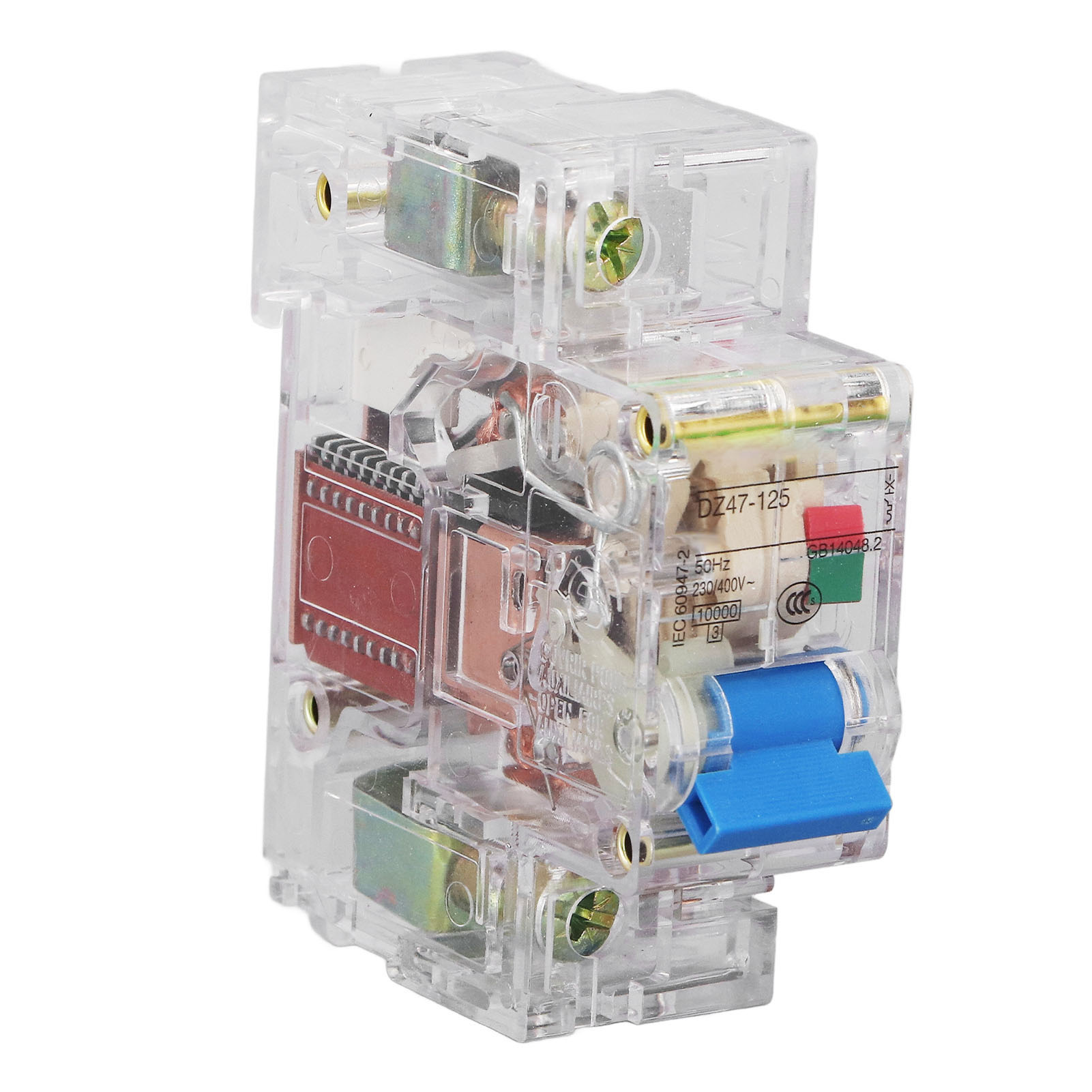 Transparenter 1-poliger Leitungsschutzschalter Mit Empfindlicher Auslösung, Aus Abs, 230 V/400 V, 100 A