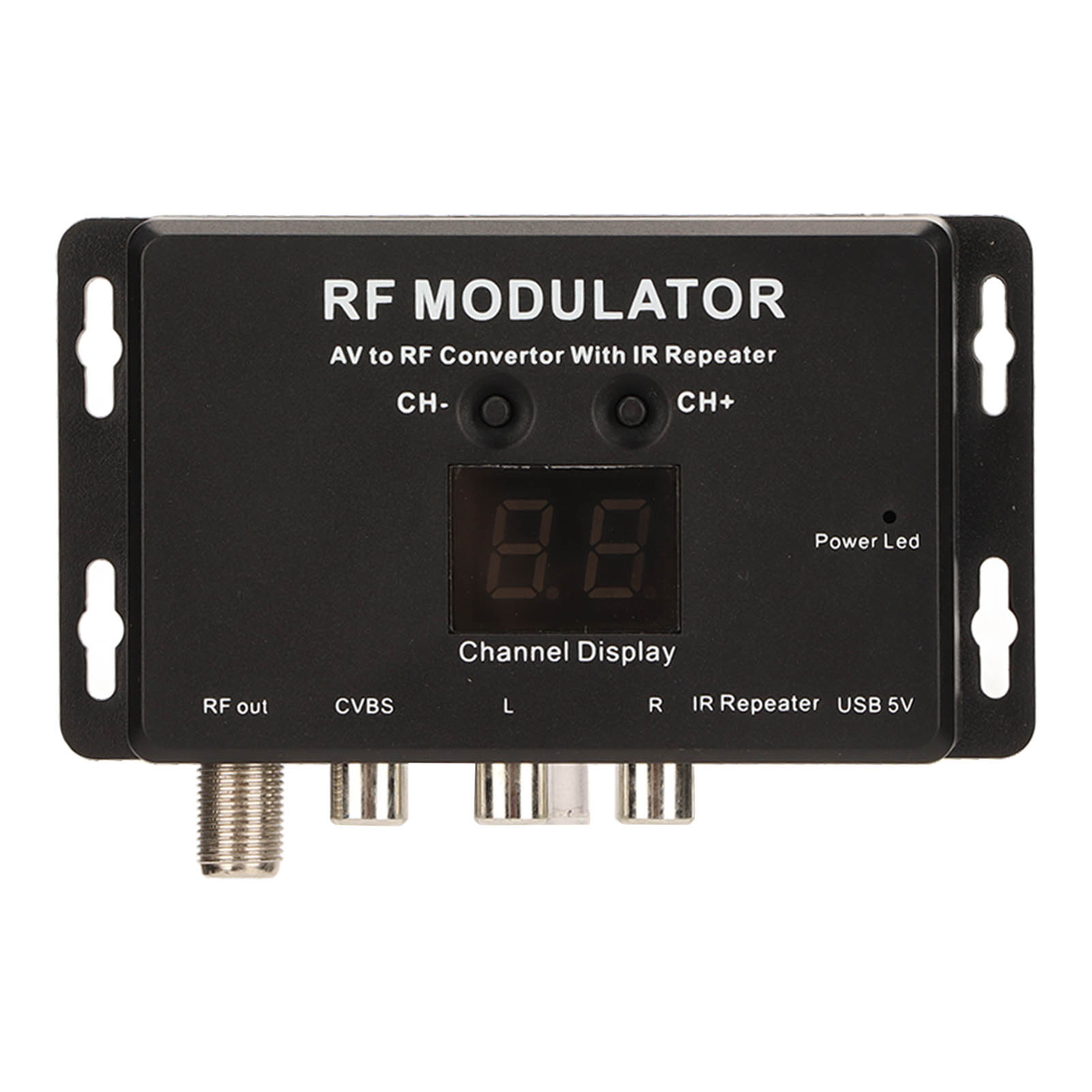 Professioneller Hf-modulator, Av-zu-hf-konverter Mit Ir-repeater Für Decoder, Digitalrekorder Und Dvd.