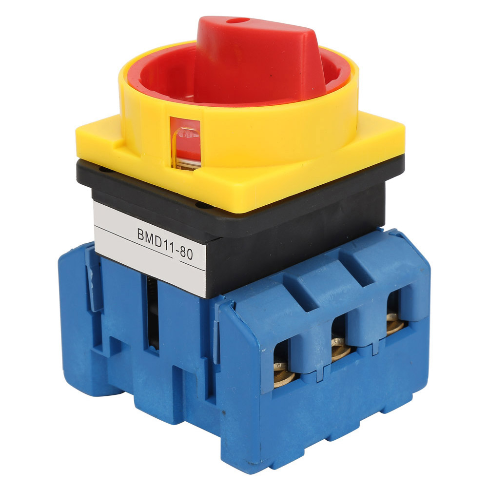 80a/100a Lastleistungsschalter, Dreipolig, 2-positionen-drehnocken, Ein/aus (80a)