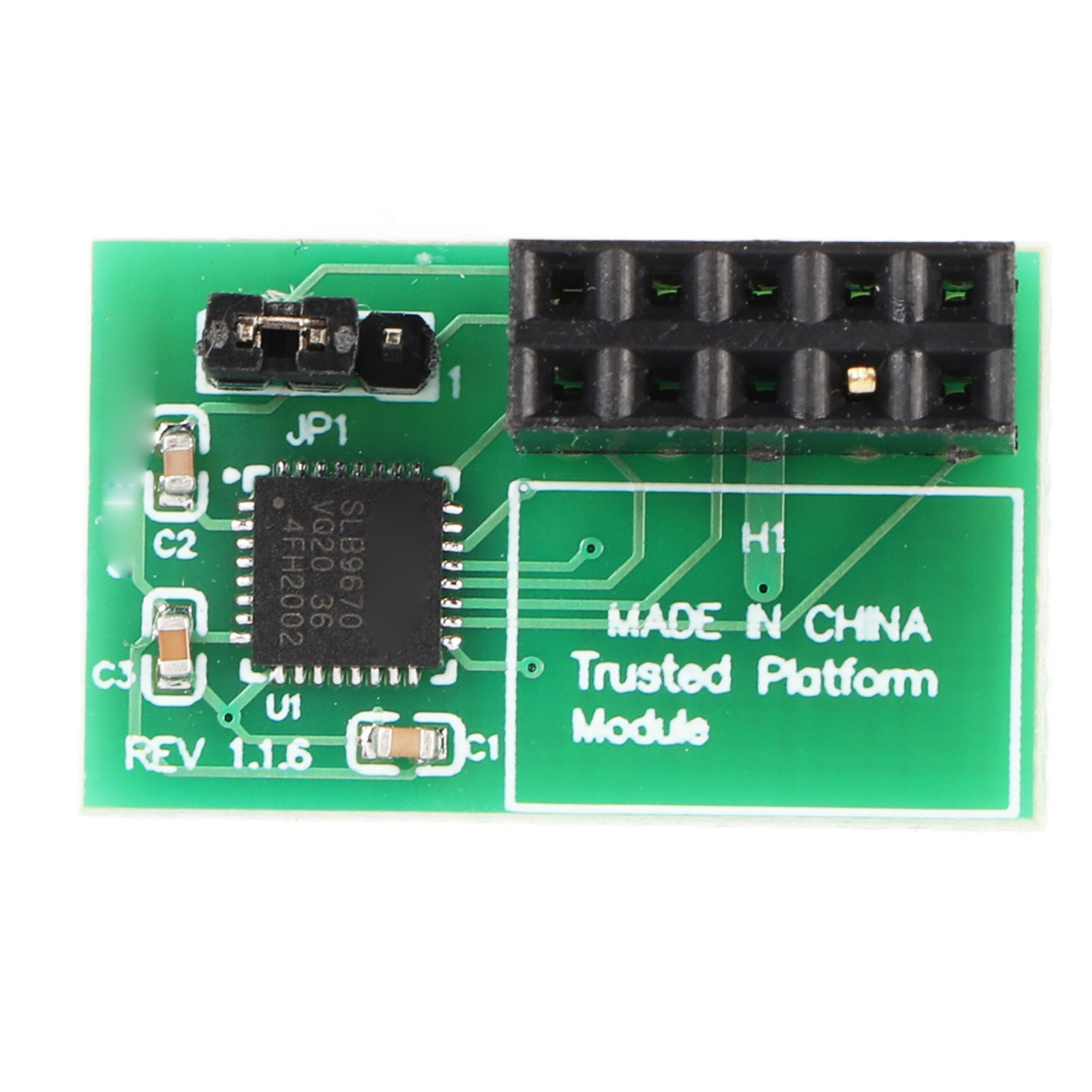 Tpm 2.0-modul, Spi-schnittstelle, Stabil Und Hochsicher, Schlafmodus, 9670-chipsatz, 10-poliges Spi-modul Für Supermicro Aom Tpm 9670h