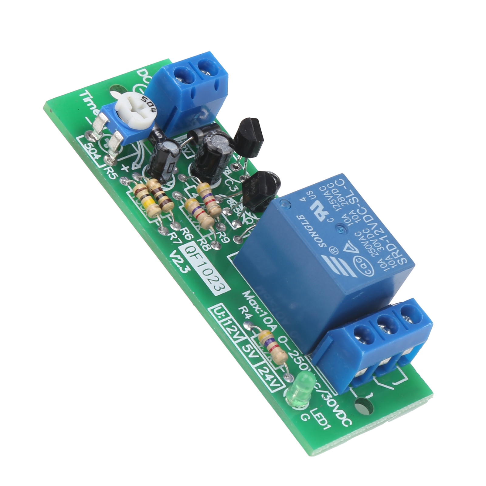 Zeitverzögerungsrelais Qf1023-a-10m, 0 Bis 10 Minuten Timer, 12 V Dc, Hohe Präzision
