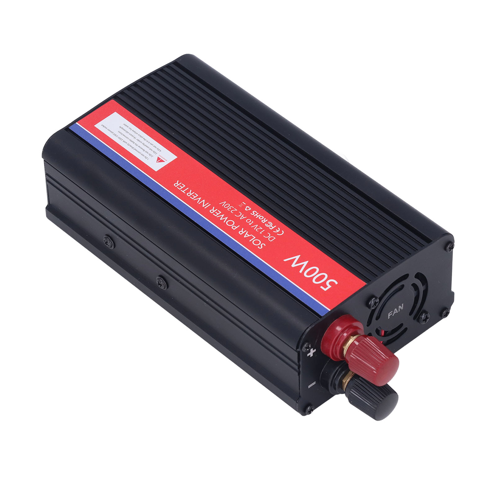 12v Dc-stromwandler, 230v Ac-ausgang, 500w, Mit Schutz Für Kfz-geräte (schwarz).