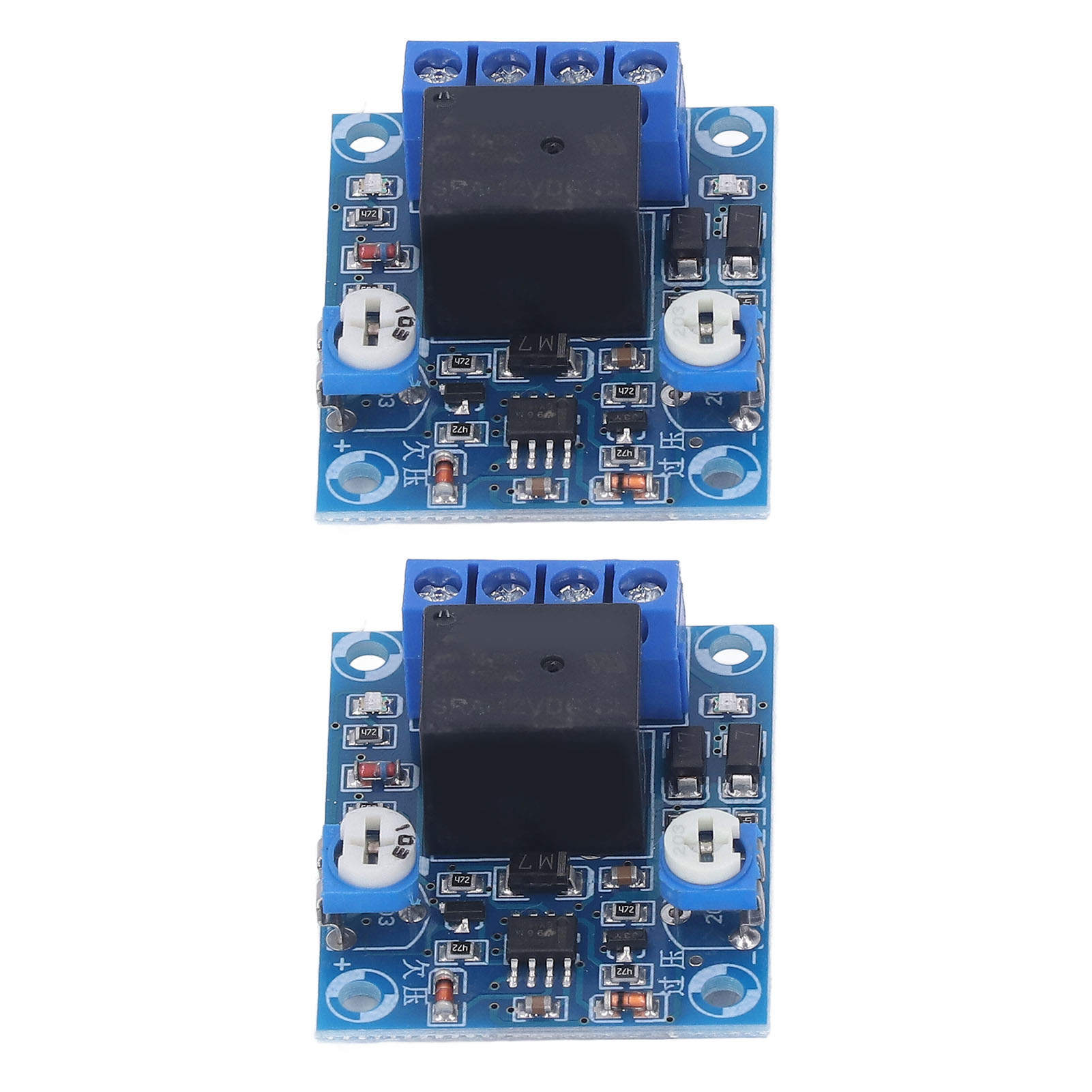 2 Stück 12v Batterie-unterspannungsschutzplatine Stromausfallschutzmodul Einstellknopf