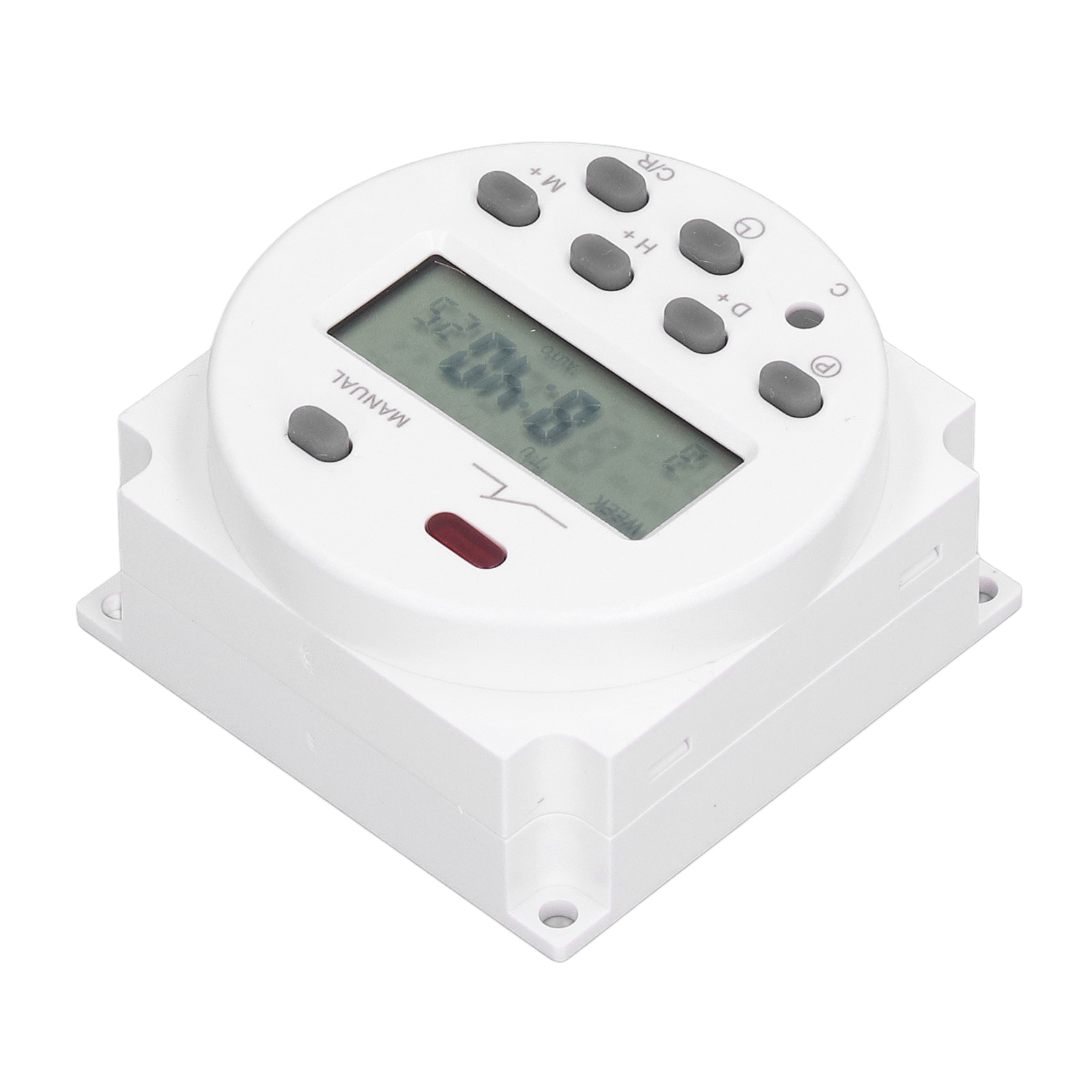 Programmierbarer Elektronischer Timer Mit Digitaler Lcd-anzeige, 16-stufiges Ein-/16-stufiges Aus-zeitschaltrelais Cn101aac 220–240 V