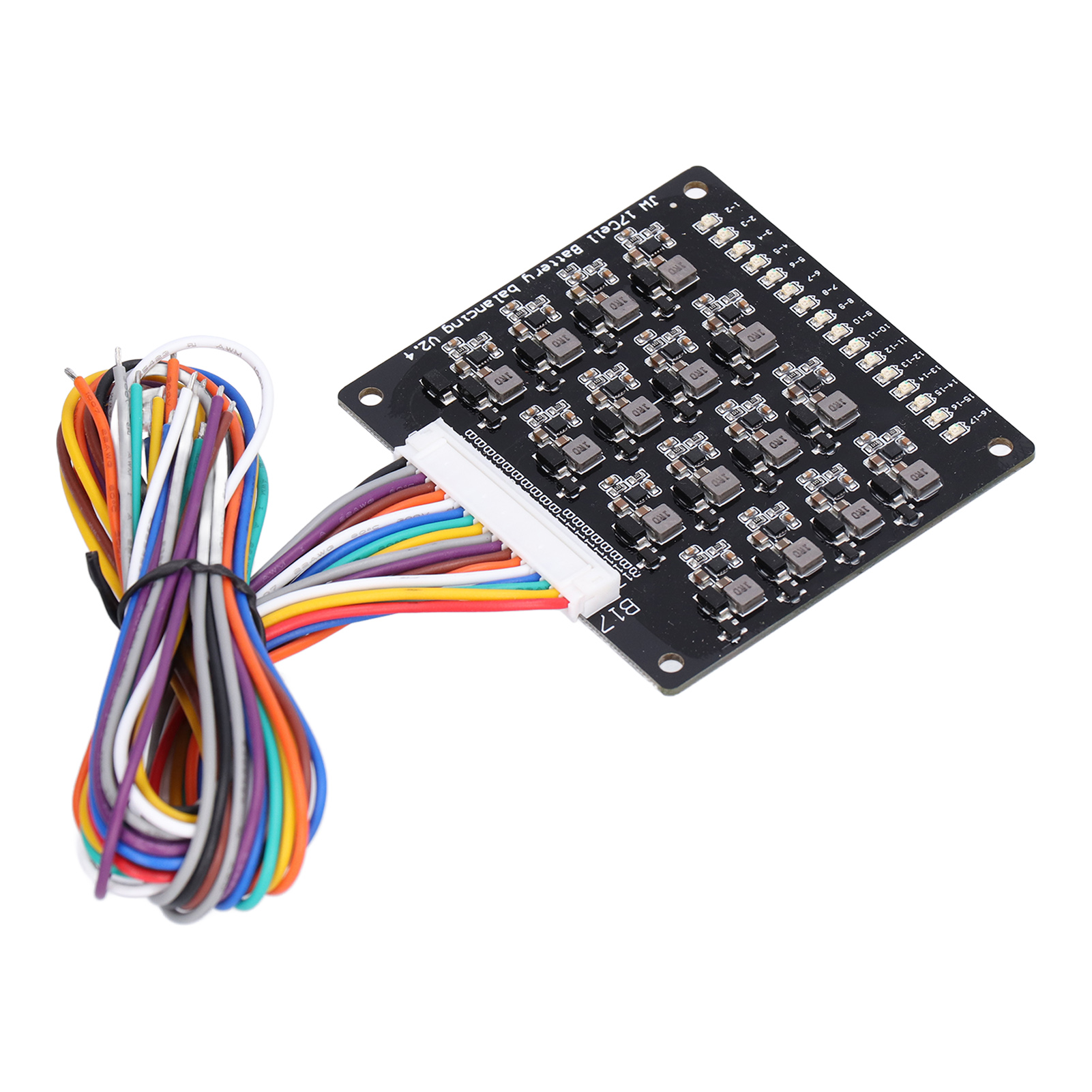 Aktiver Ausgleichsschalter Für 1,2-a-lithiumbatterie, Induktiver Bms-balancer, Spannungsübertragung 2,0 V – 4,5 V, 17s