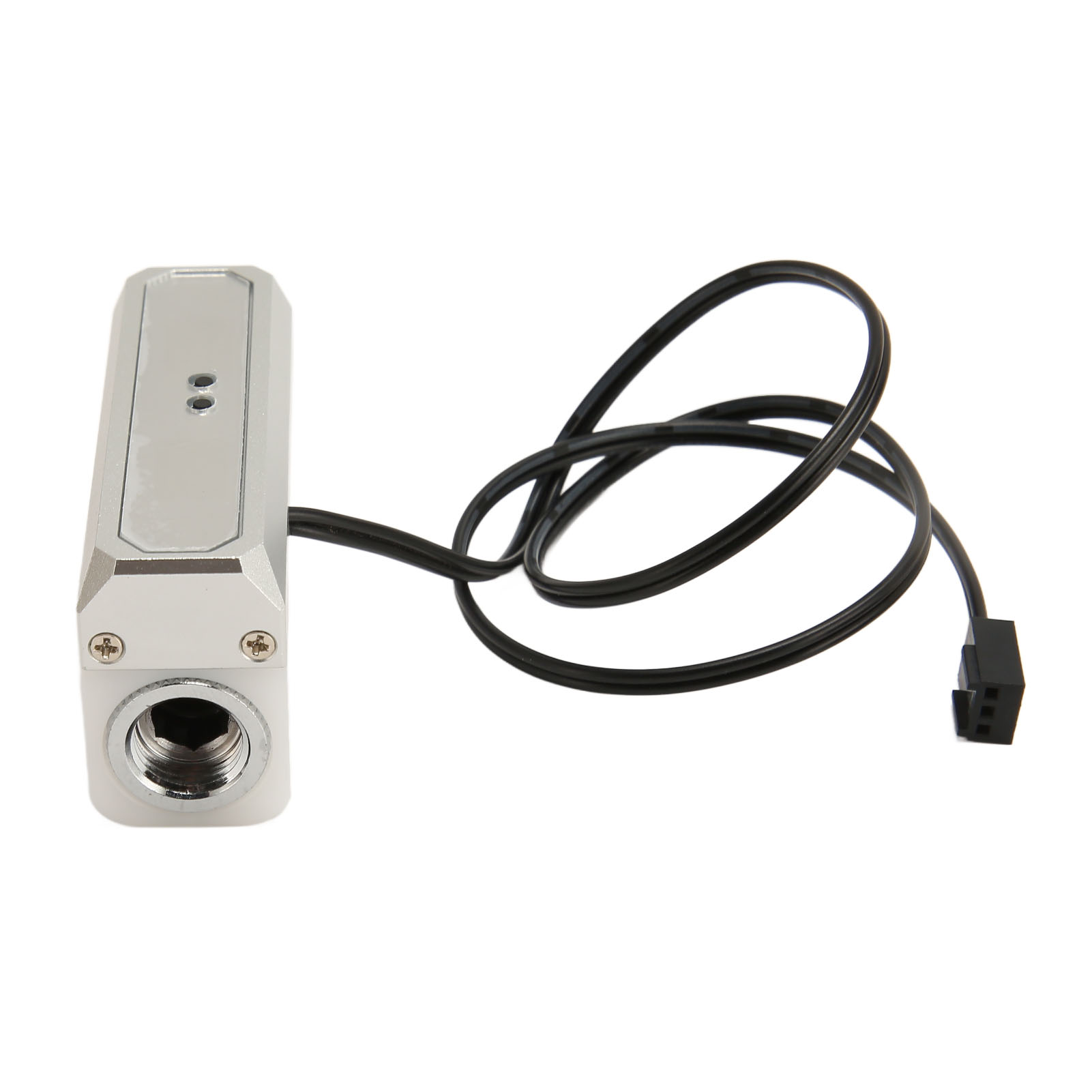 G1/4"-wassertemperatursensor, Durchflussmesser Mit Präziser Anzeige, Flüssigkeitskühlungsalarm Für Pc Lsj Znbj, Silber