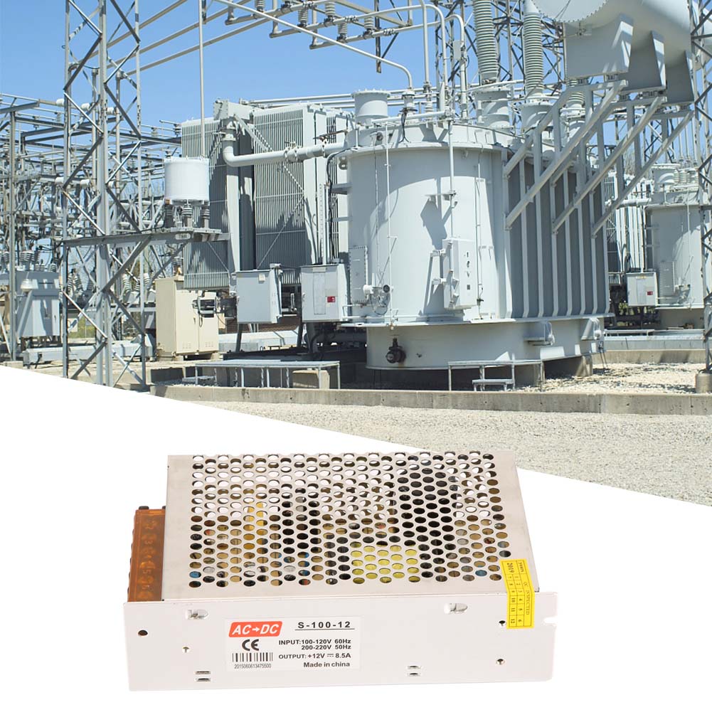 Gleichstrom-netzteilplatine, Led-monitor, Schalter, Netzteil, Transformator (12 V, 8,5 A, 100 W)
