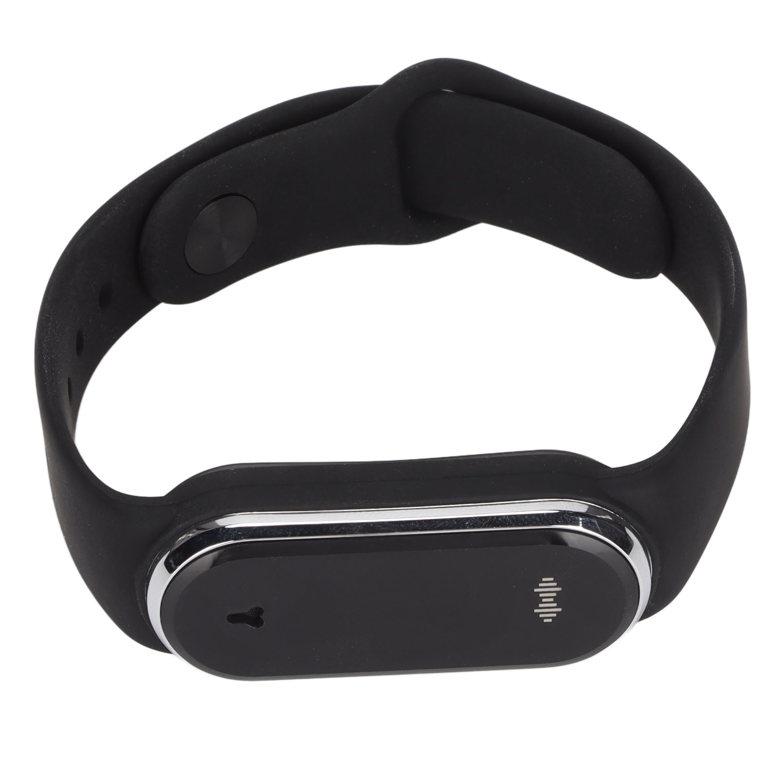 Tragbares Ultraschall-mückenabwehrarmband Mit Schwarzer Led-digitaluhr