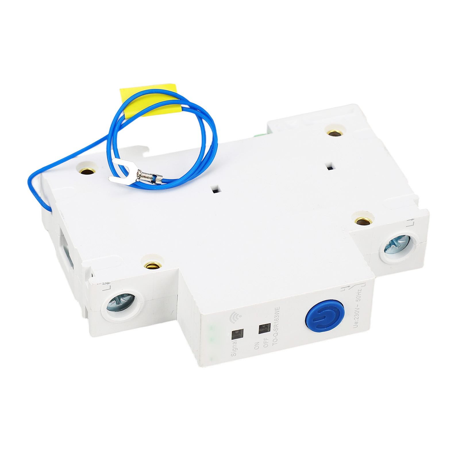 1-poliger 230-v-leistungsschalter Mit Fernsteuerung Per App, Din-schienenmontage, Pa66-smart-schalter, 2,4-ghz-wlan, 40 A Nennstrom