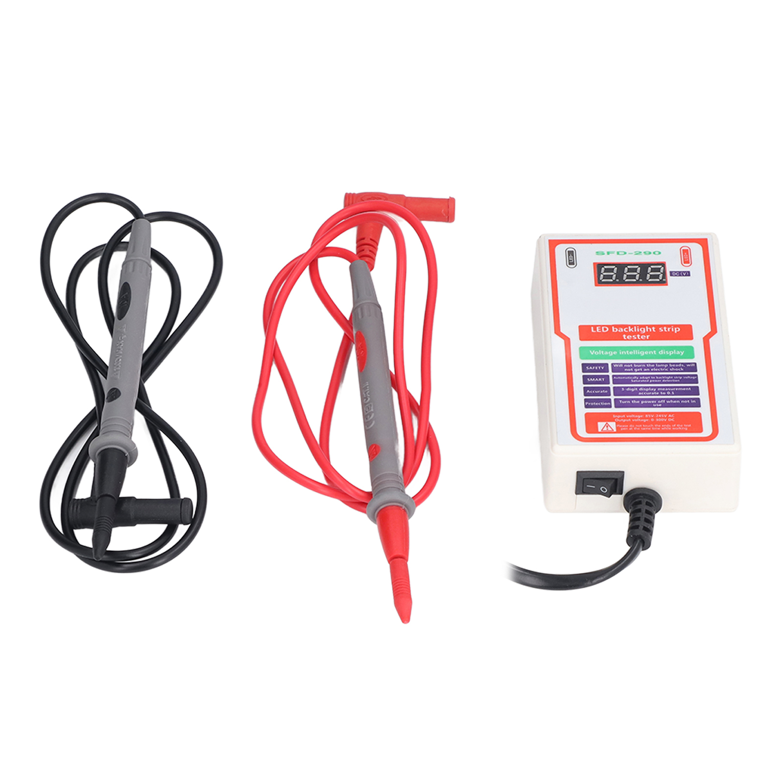 Led-hintergrundbeleuchtungstester Für Fernseher, Spannungsbereich 0 Bis 300 V, Professioneller Led-tester Mit Lcd-bildschirm, Eu-stecker 85–265 V