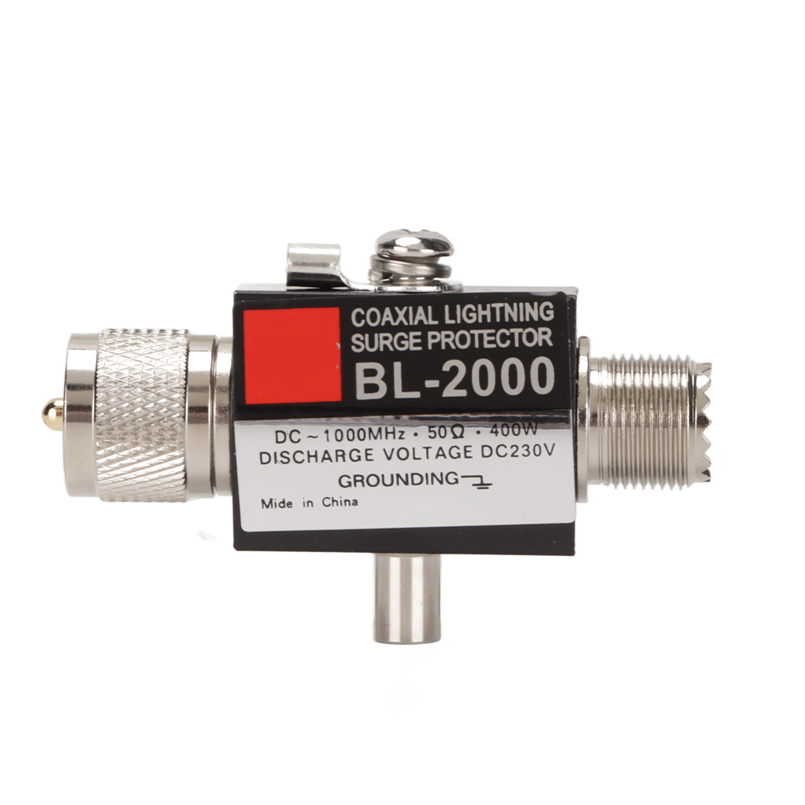 Pl259 Koaxial-überspannungsschutz, Buchse-stecker, 400 W, Geringe Verluste Und Niedriges Stehwellenverhältnis, Überspannungsschutz Für Gebäudeantennen