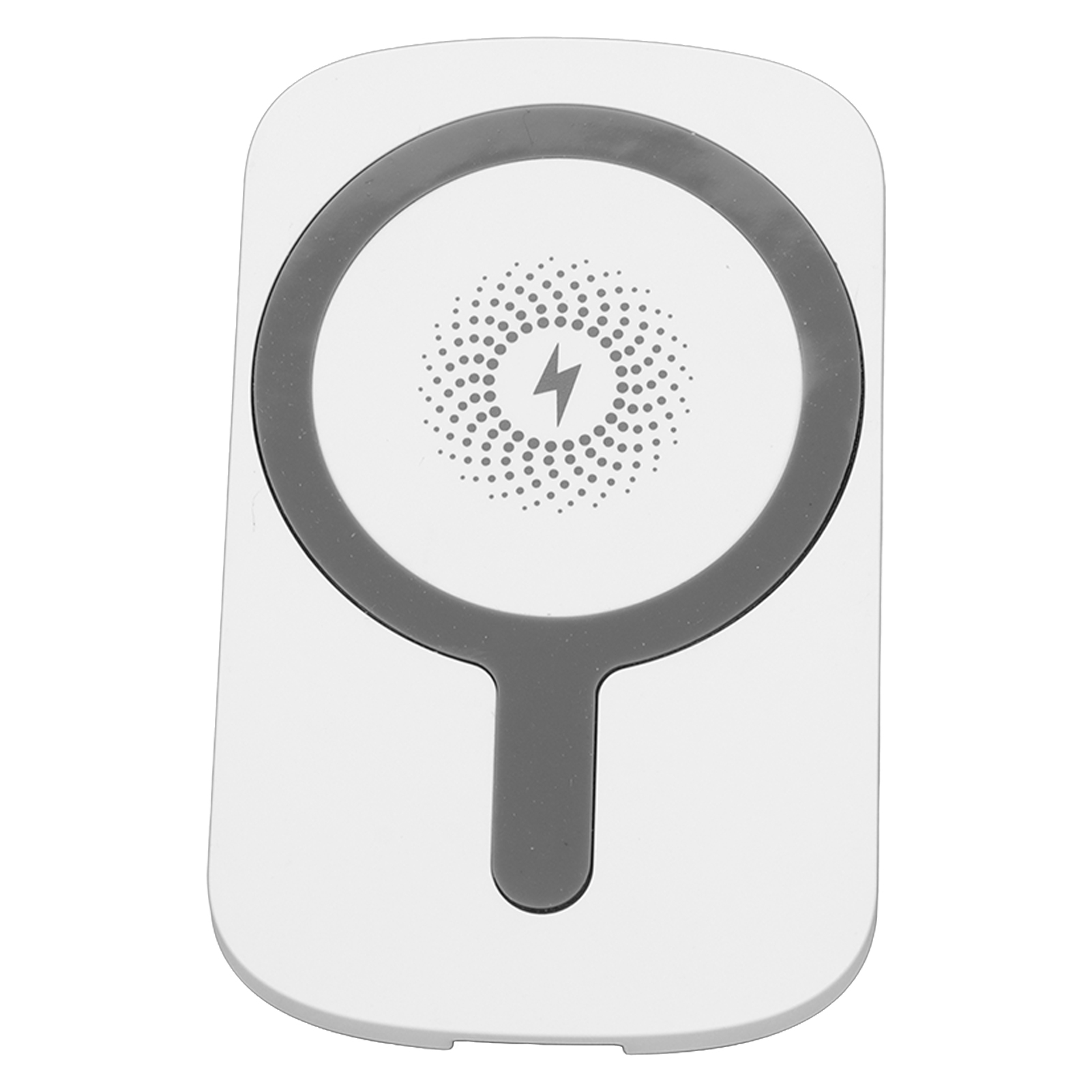Magnetisches Kabelloses Autoladegerät, Einfach Zu Installieren Und Zu Bedienen. Hochstabile Kabellose Autohalterung Aus Abs Mit Befestigung Für 12- Und 13-zoll-iphones (weiß).