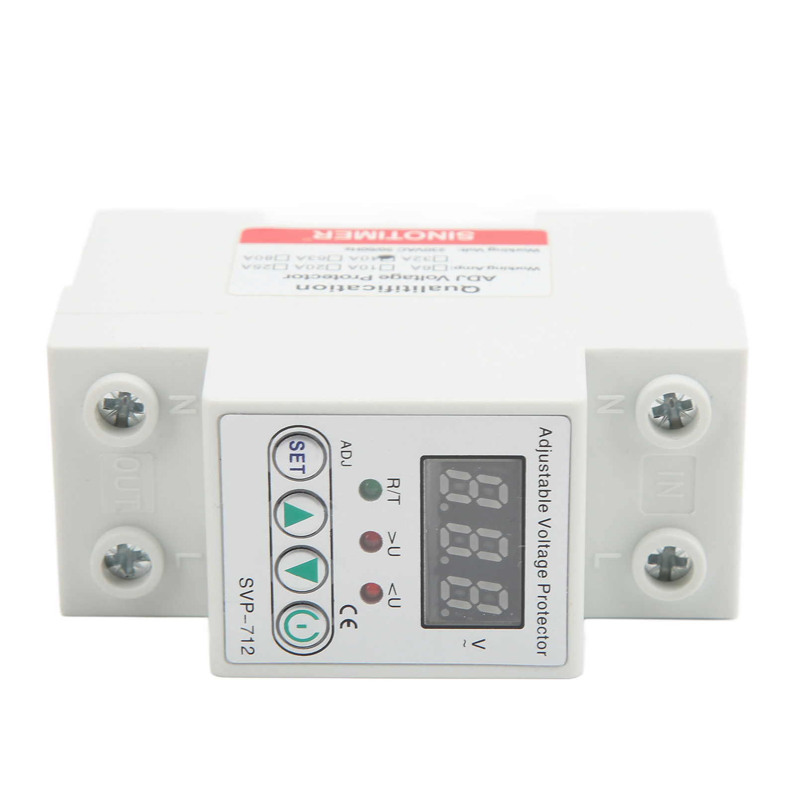 Überspannungs- Und Unterspannungsschutzgerät Mit Einstellbarer Zeitverzögerung Und Automatischer Rückstellung, 220 V, 40 A