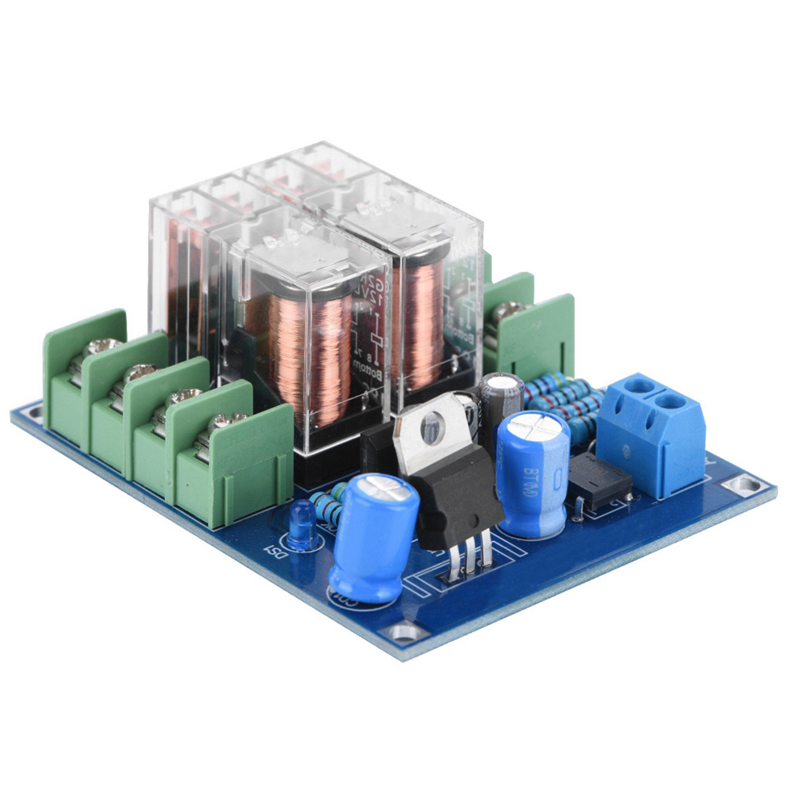Lautsprecherschutzrelaismodulplatine 7812+upc1237 12-24 V