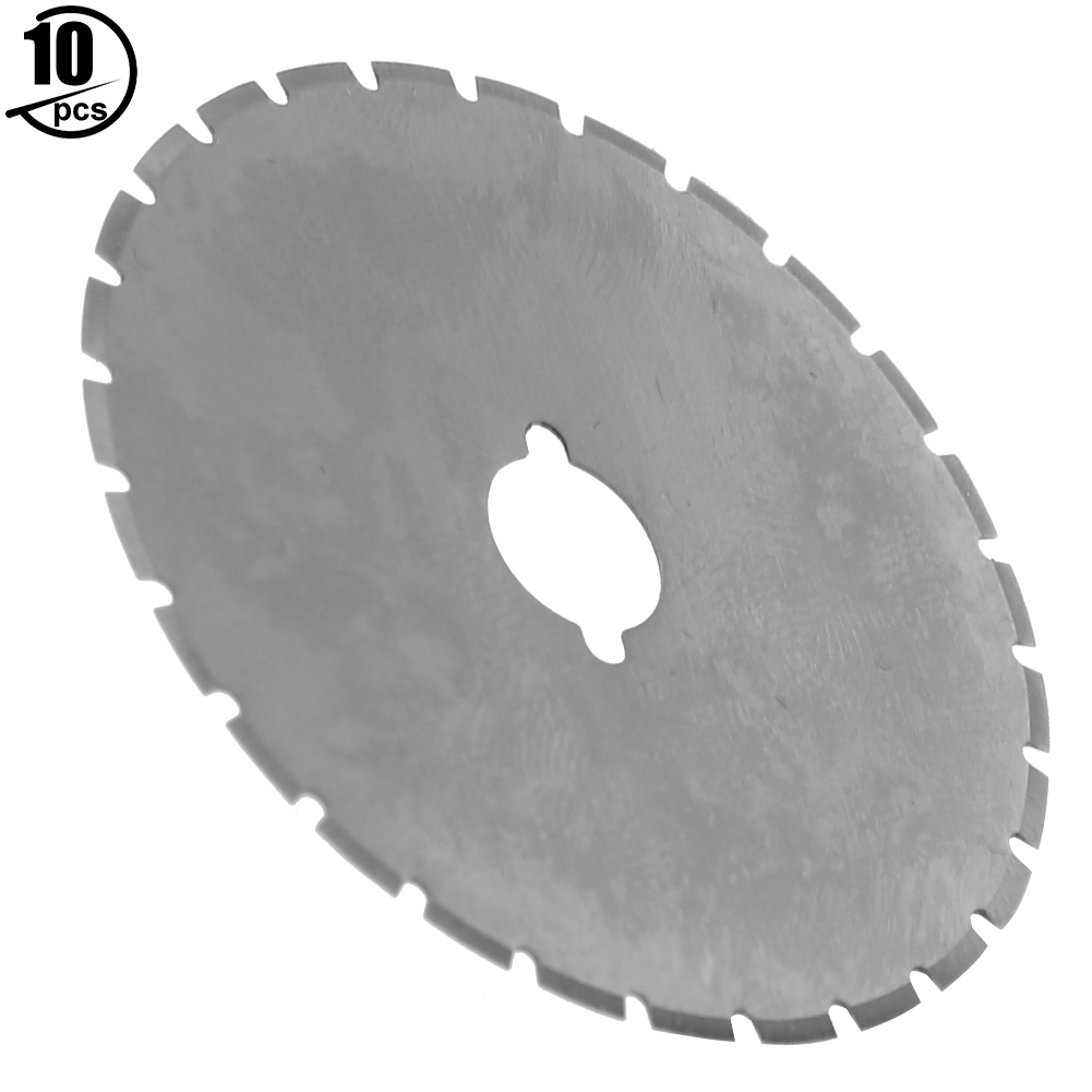 10 Rotationsschneidklingen Mit 45 Mm Durchmesser Für Bekleidung Und Stoffe.