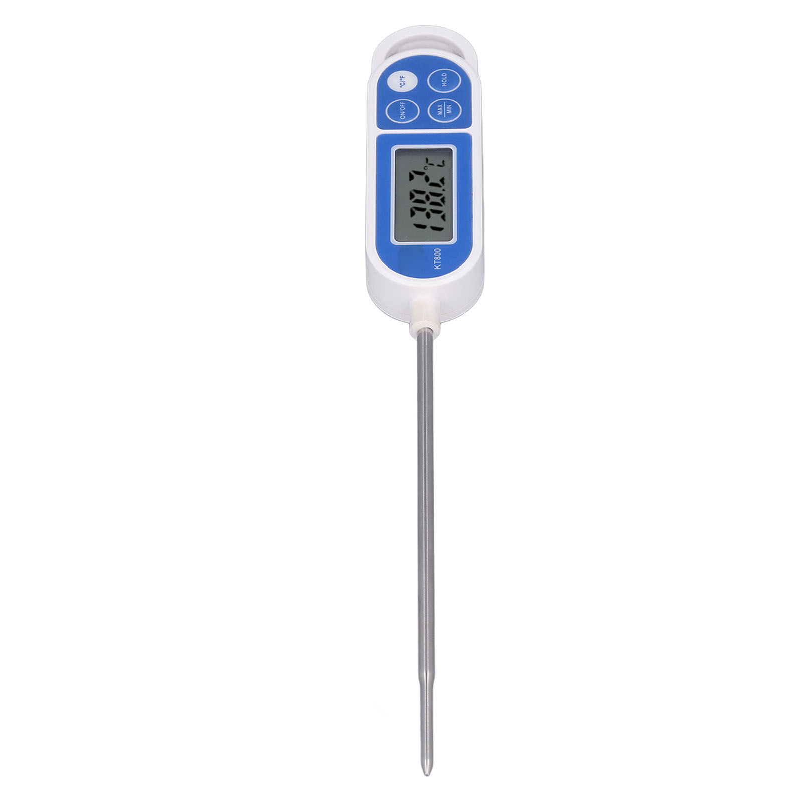 Digitales Thermometer Mit Langer Sonde, Wasserdicht, Hintergrundbeleuchtet, Schnelle Reaktionszeit, Zum Kochen Von Speisen Und Fleisch.