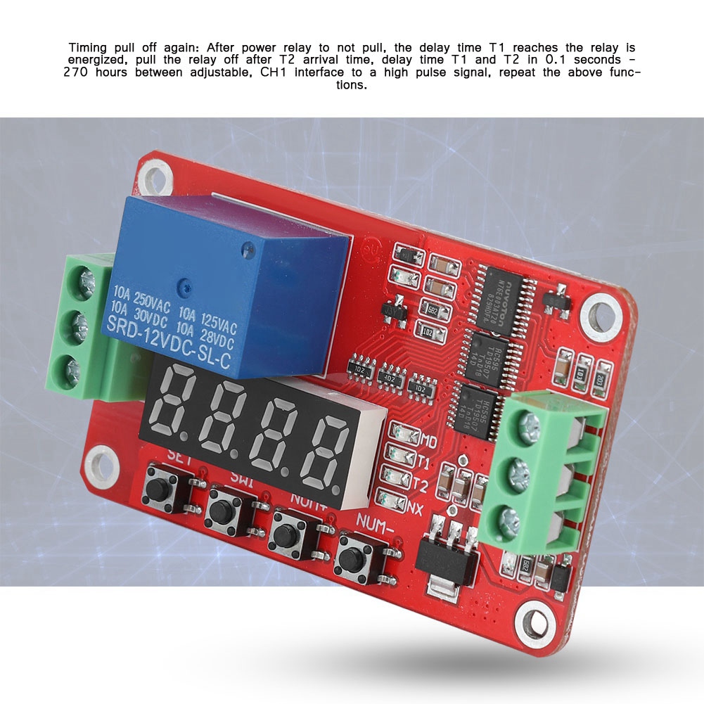 Multifunktionales Endlos-timermodul Mit Automatischer Verriegelung Und Frm01-relais