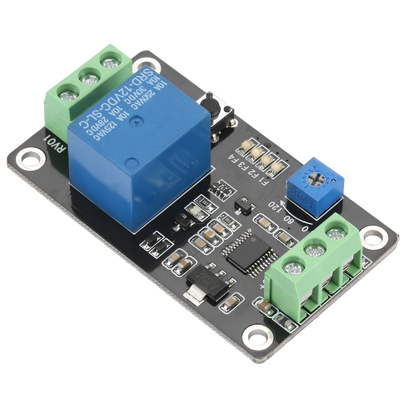 Selbstverriegelndes Zeitverzögerungsrelais, Super 555-timer Mit Ein-/ausschaltfunktion, 12 V Dc