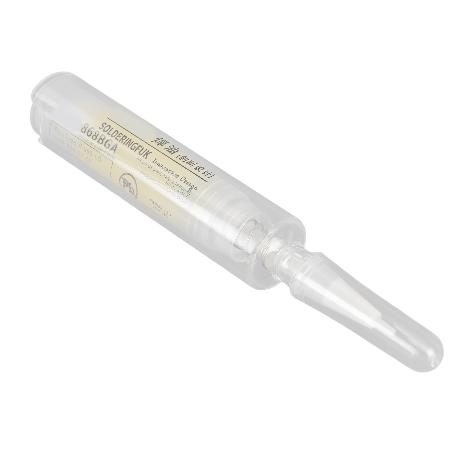 Lötpaste Auf Kolophoniumbasis, 10 Ml, No-clean-spritze Mit Geringer Rückstandsbildung, Für Lötstellenwartung