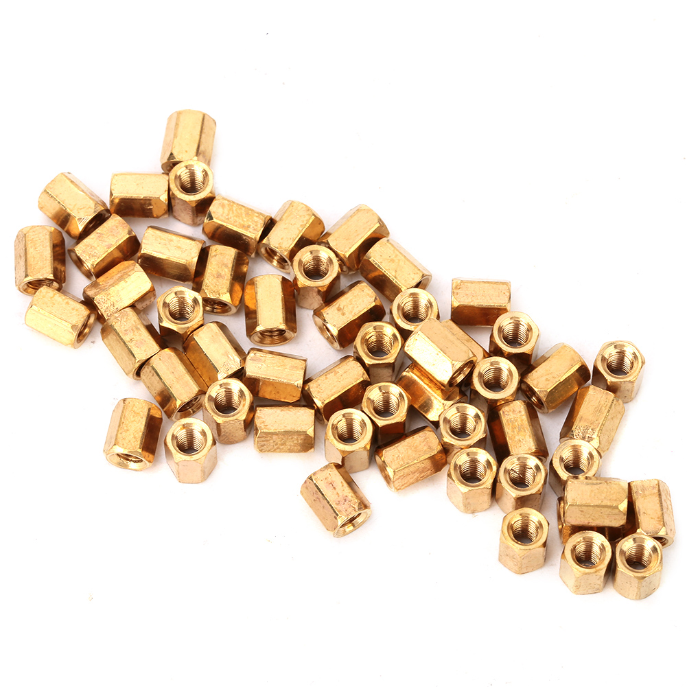 50 Doppelwandige, Hohle, Sechseckige Messing-abstandshalter M36 Mm Für Leiterplatten