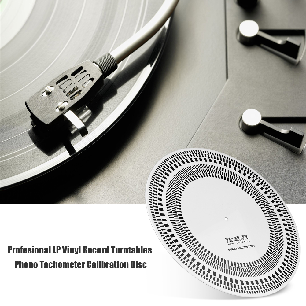 Professionelle Lp-plattenspieler, Phono-drehzahlmesser, Kalibrierung, Stroboskop, Disc