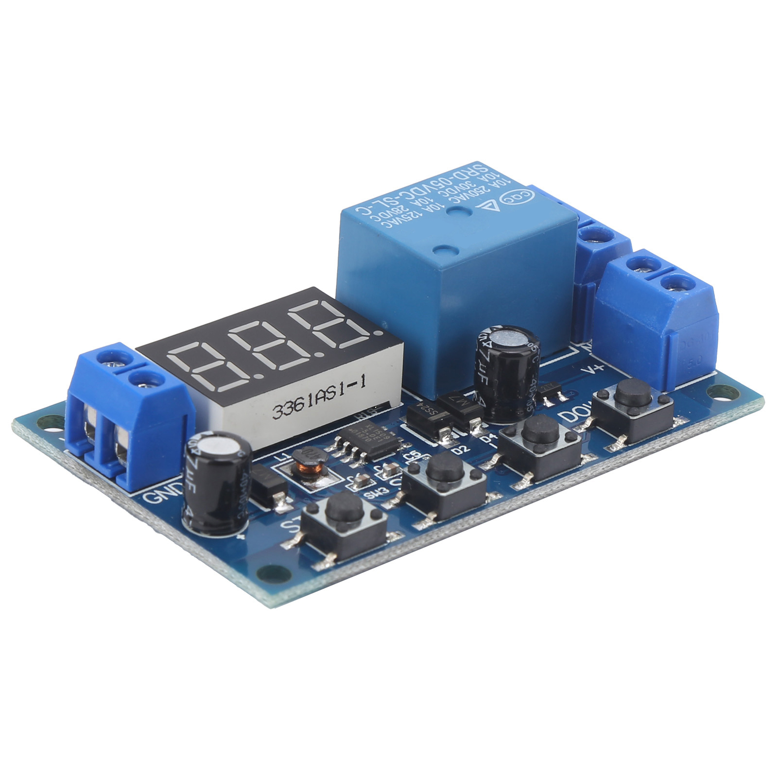 Batterielade- Und -entlademodul Mit Integriertem Voltmeter, Unterspannungs- Und Überspannungsschutz.